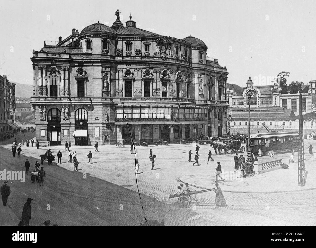 Spanien. Theater in Bilbao ca. zwischen 1910 und 1926 Stockfoto