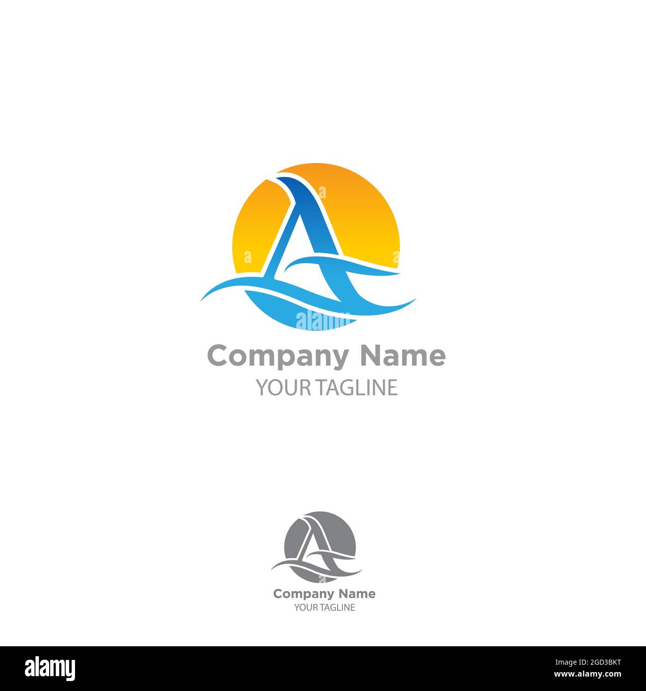 Awesome A Letter Logo Abstract Vector Design.EPS 10 Stock Vektor