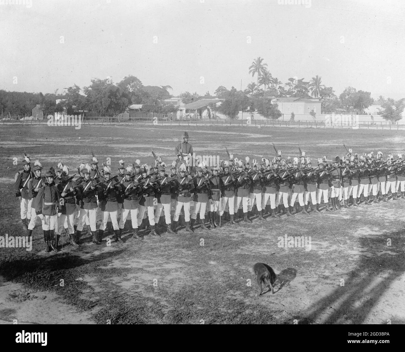 Kadetten der Escuela Polytecnia in San Salvador ca. zwischen 1909 und 1920 Stockfoto