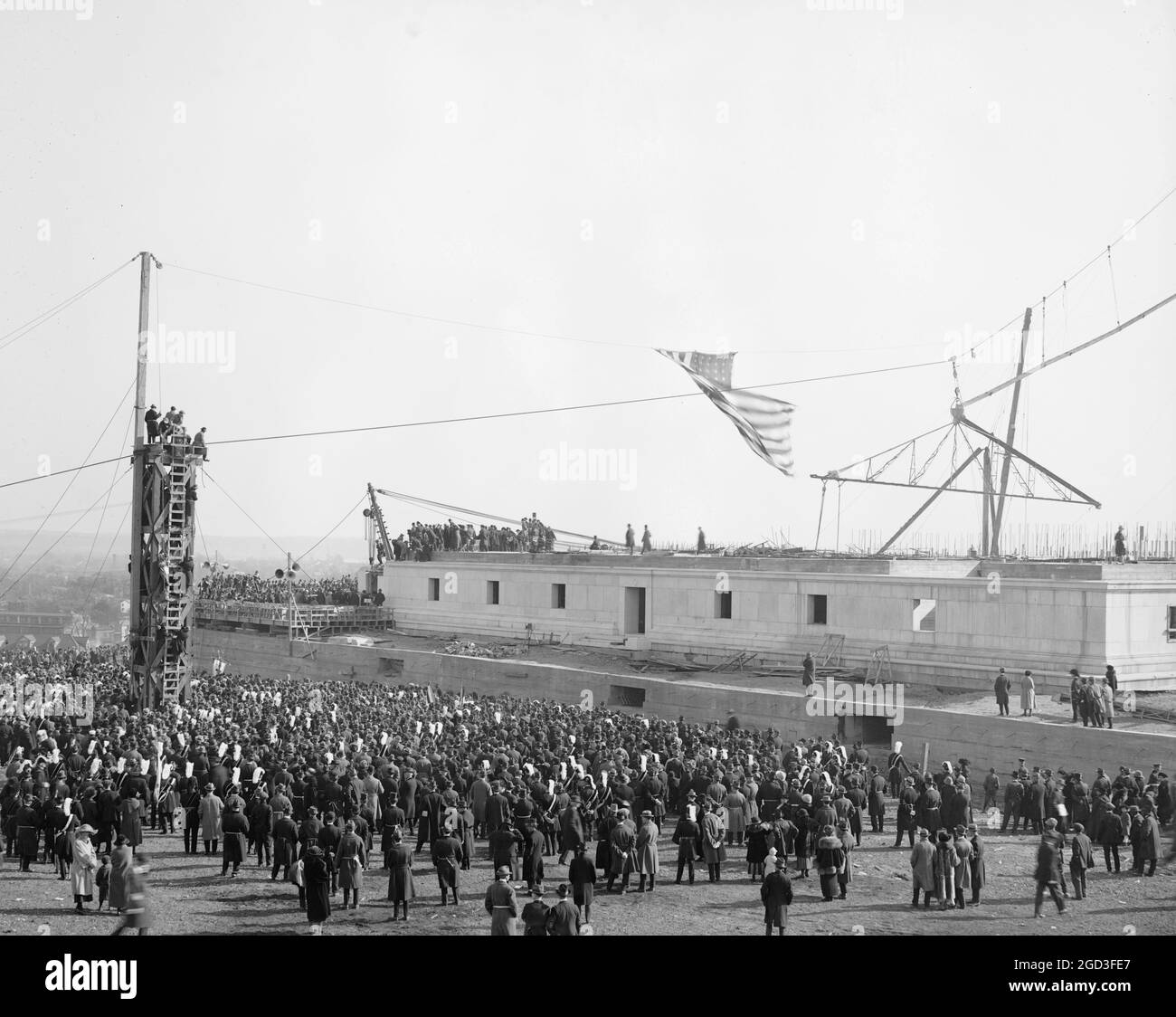 Widmung, George Washington Memorial, [1923, Alexandria, Virginia]. Ca. zwischen 1910 und 1920 Stockfoto