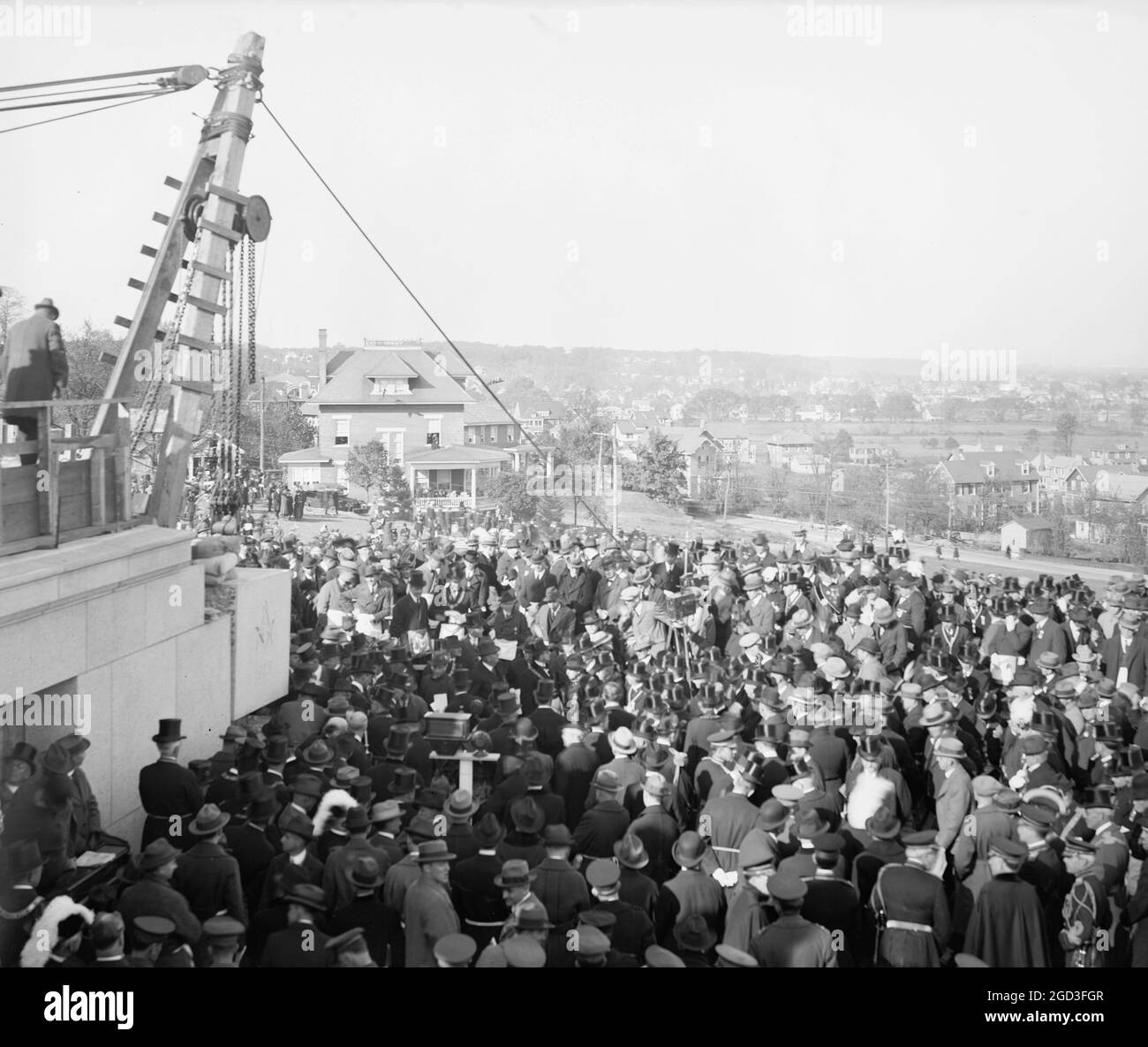 Widmung, George Washington Memorial, [1923, Alexandria, Virginia]. Ca. zwischen 1910 und 1920 Stockfoto