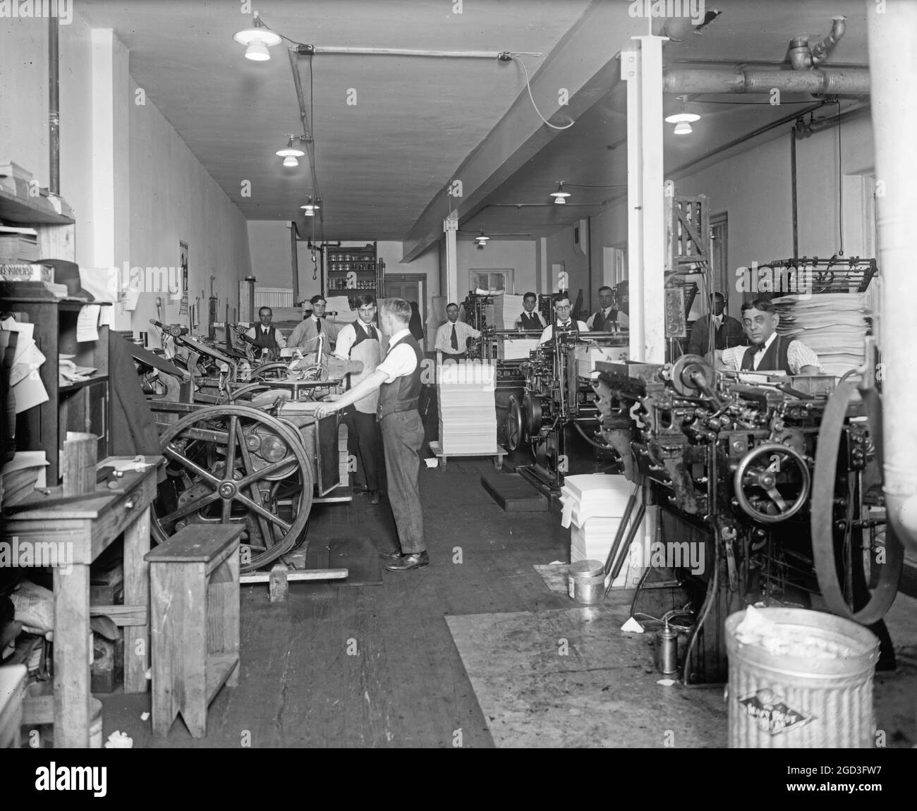 Charles H. Potter & Company Printers, Washington, D.C. ca. zwischen 1910 und 1935 Stockfoto