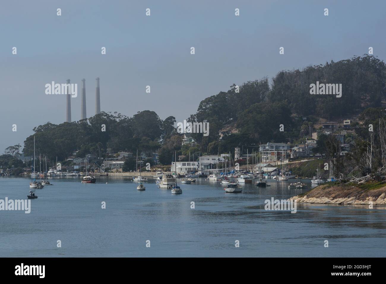 Morro Bay State Park Marina an der Pazifikküste von Kalifornien Stockfoto