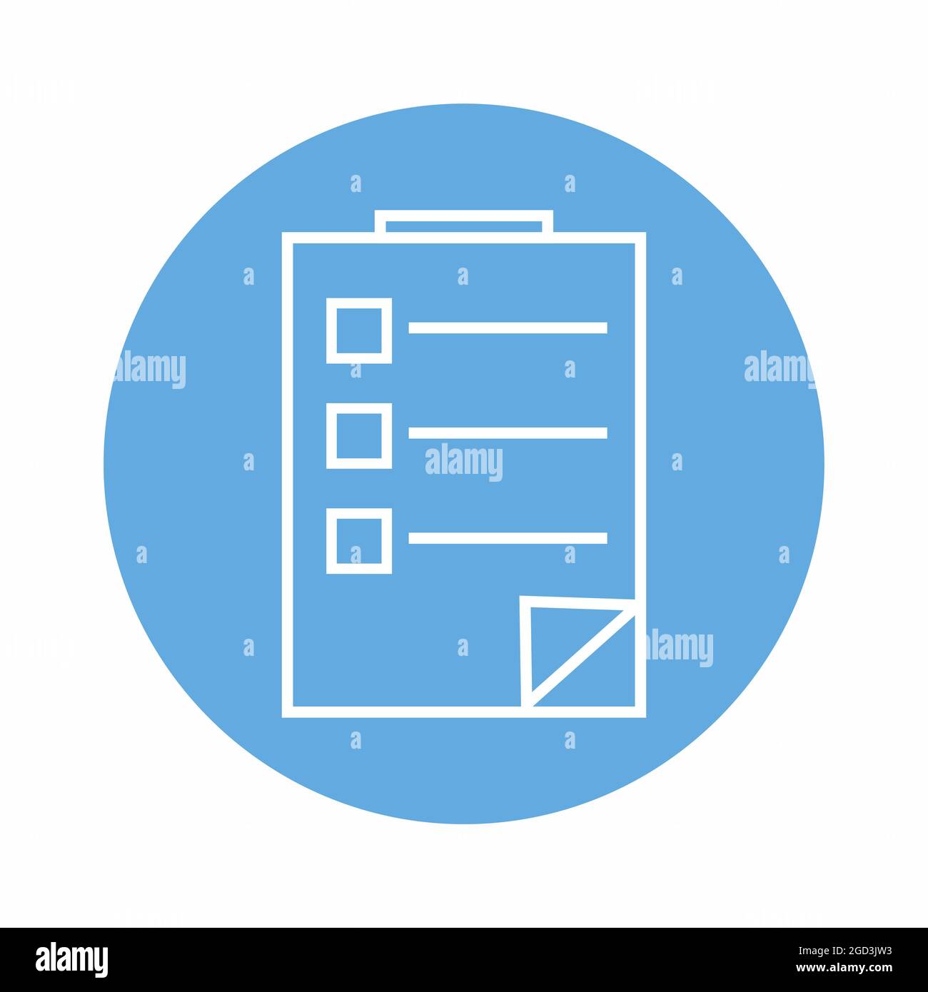 Icon Vector of Clipboard - Blau Monochrom Stil - einfache Illustration. Bearbeitbare Kontur. Design-Vorlage Vektor.Umriss Stil Design.Vektor Grafik il Stock Vektor