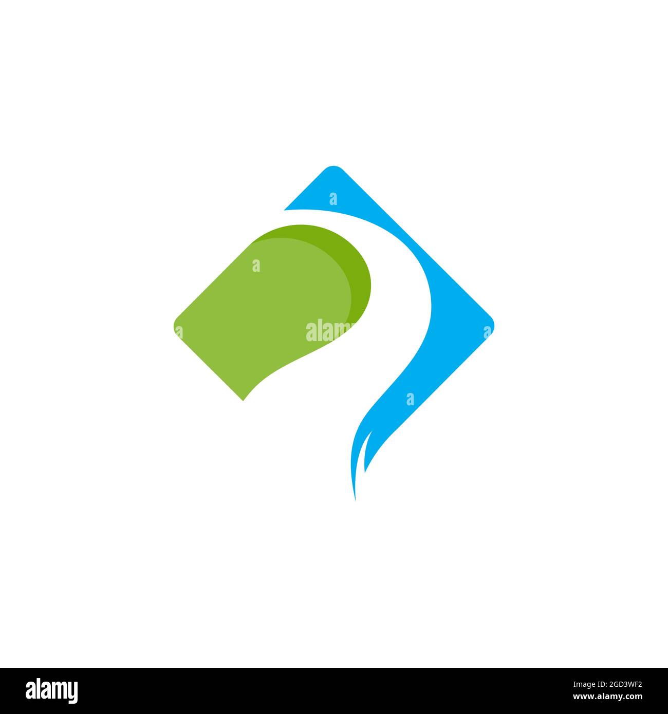 River Icon Vektor Illustration Design-Vorlage Stock Vektor