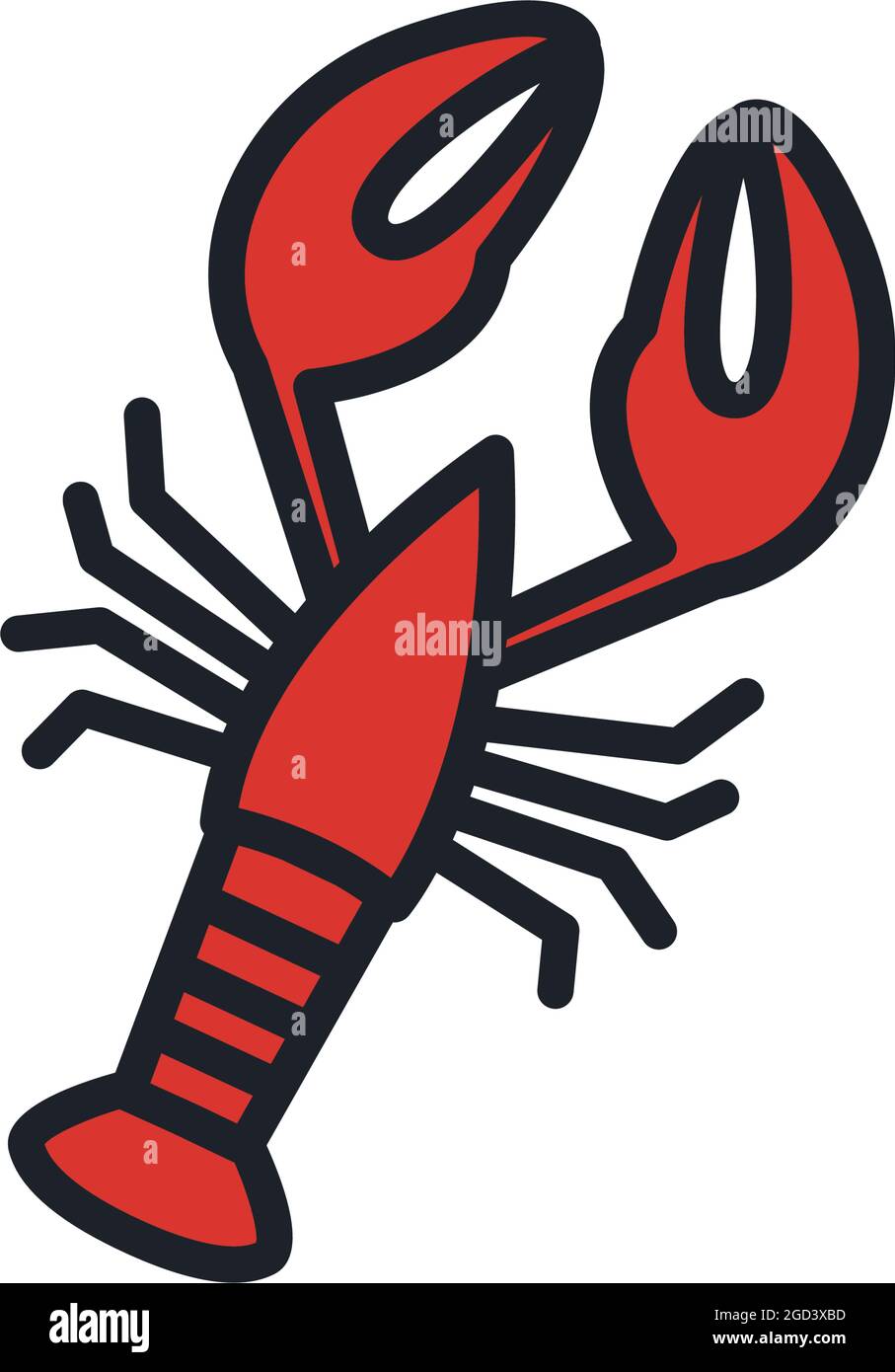 Lobster Cray Crayfish Ausgeschnittene Stockfotos und -bilder - Alamy