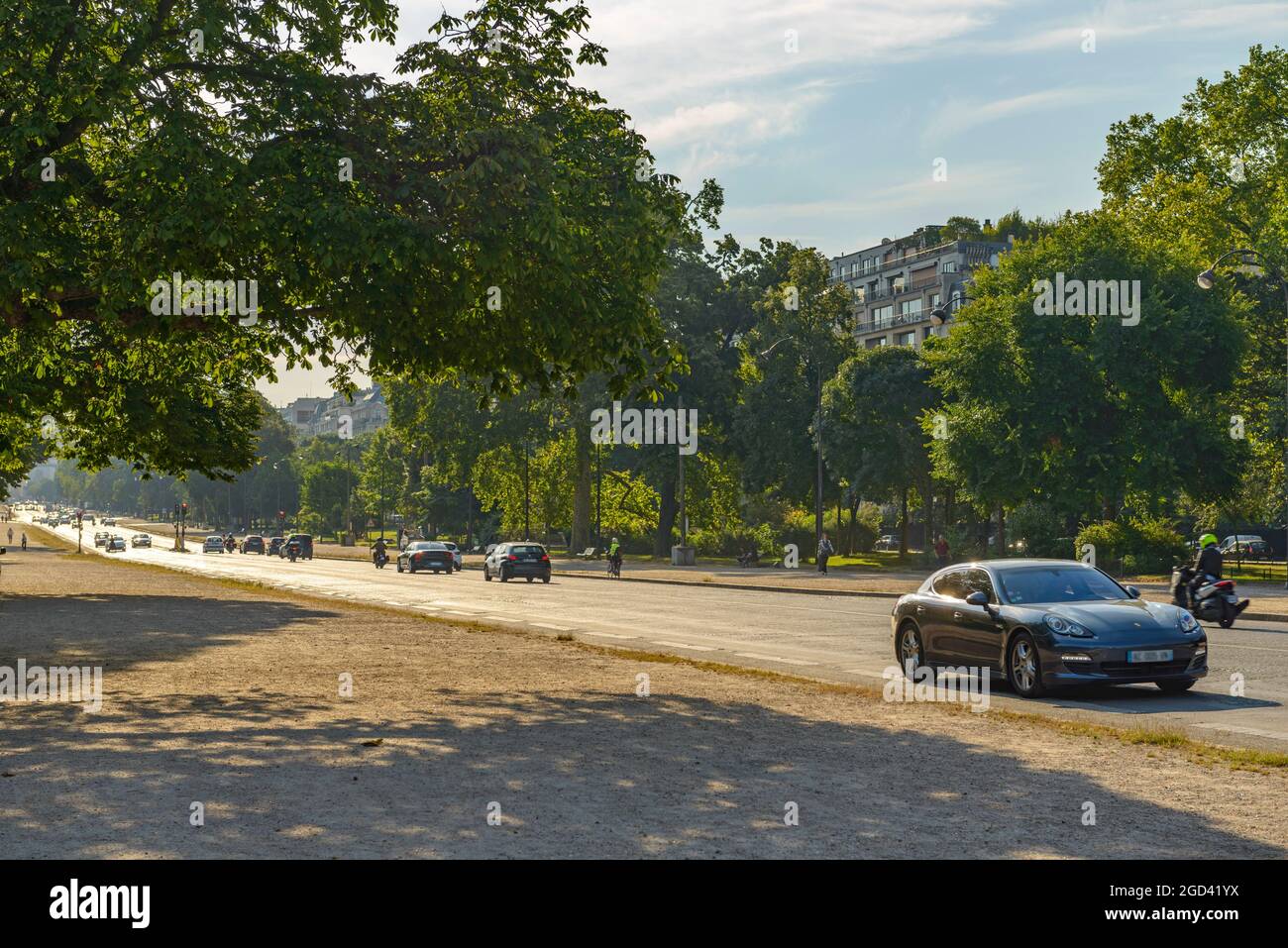 FRANKREICH, PARIS (75016), AVENUE FOCH (AVENUE FOCH IST DIE BREITESTE AVENUE DER HAUPTSTADT) Stockfoto