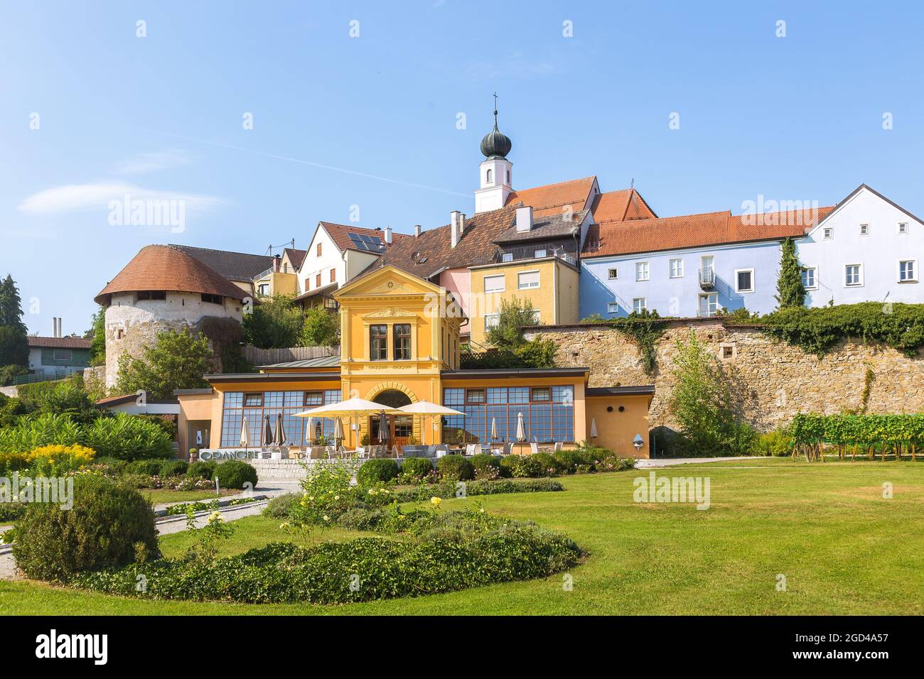 Geographie / Reisen, Österreich, Oberösterreich, Schaerding, Barockgarten Orangerie, ADDITIONAL-RIGHTS-CLEARANCE-INFO-NOT-AVAILABLE Stockfoto