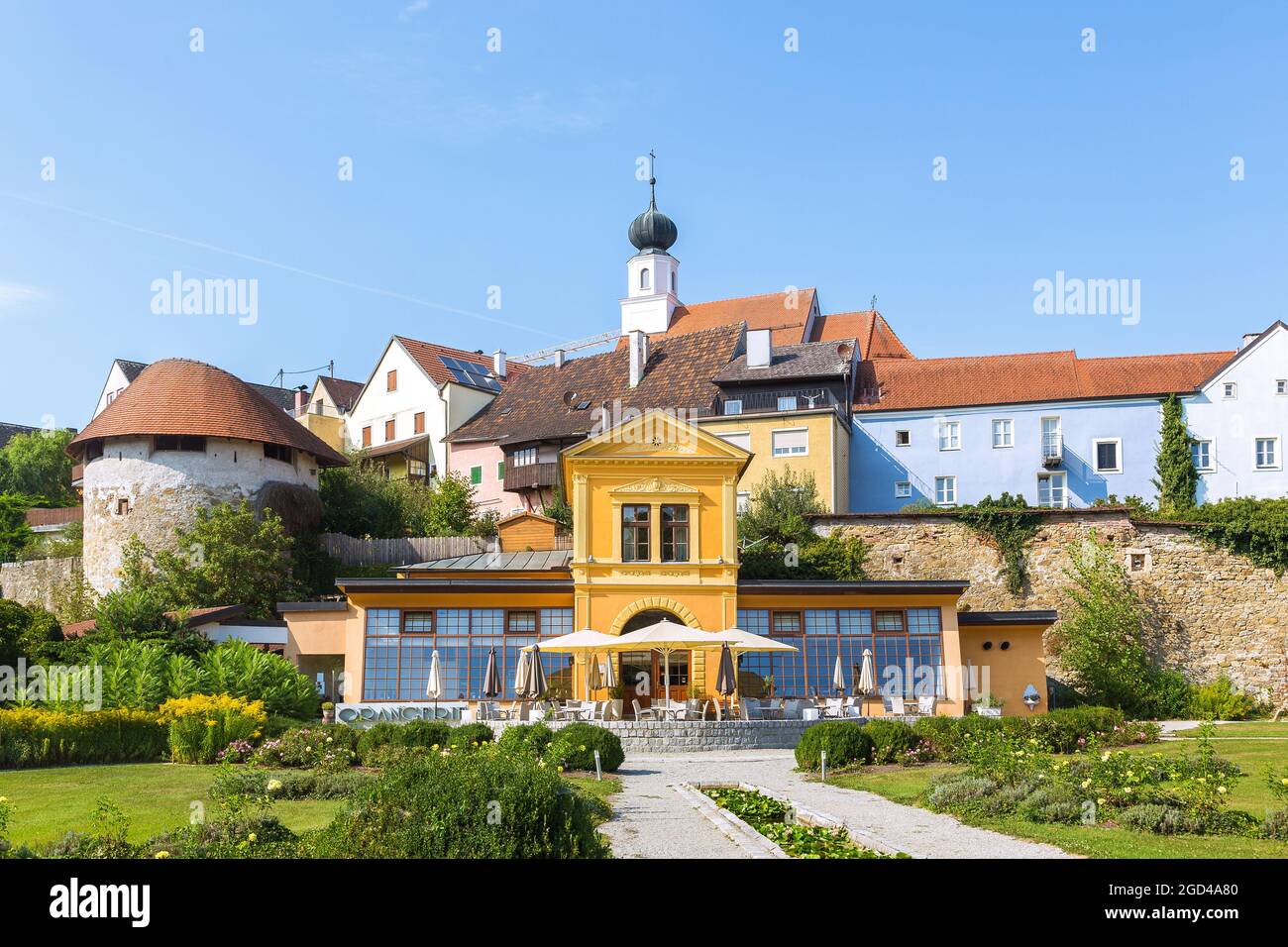 Geographie / Reisen, Österreich, Oberösterreich, Schaerding, Barockgarten Orangerie, ADDITIONAL-RIGHTS-CLEARANCE-INFO-NOT-AVAILABLE Stockfoto