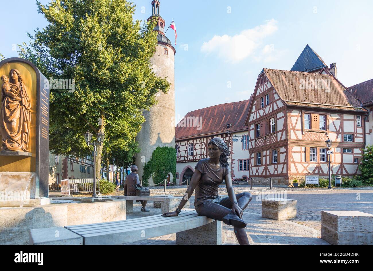 Geographie / Reisen, Deutschland, Baden-Württemberg, Tauberbischofsheim, Kurfürstliches Mainzer Schloss, ADDITIONAL-RIGHTS-CLEARANCE-INFO-NOT-AVAILABLE Stockfoto Geographie / Reisen, Deutschland, Baden-Württemberg, Tauberbischofsheim, Kurfürstliches Mainzer Schloss, ADDITIONAL-RIGHTS-CLEARANCE-INFO-NOT-AVAILABLE Stockfoto