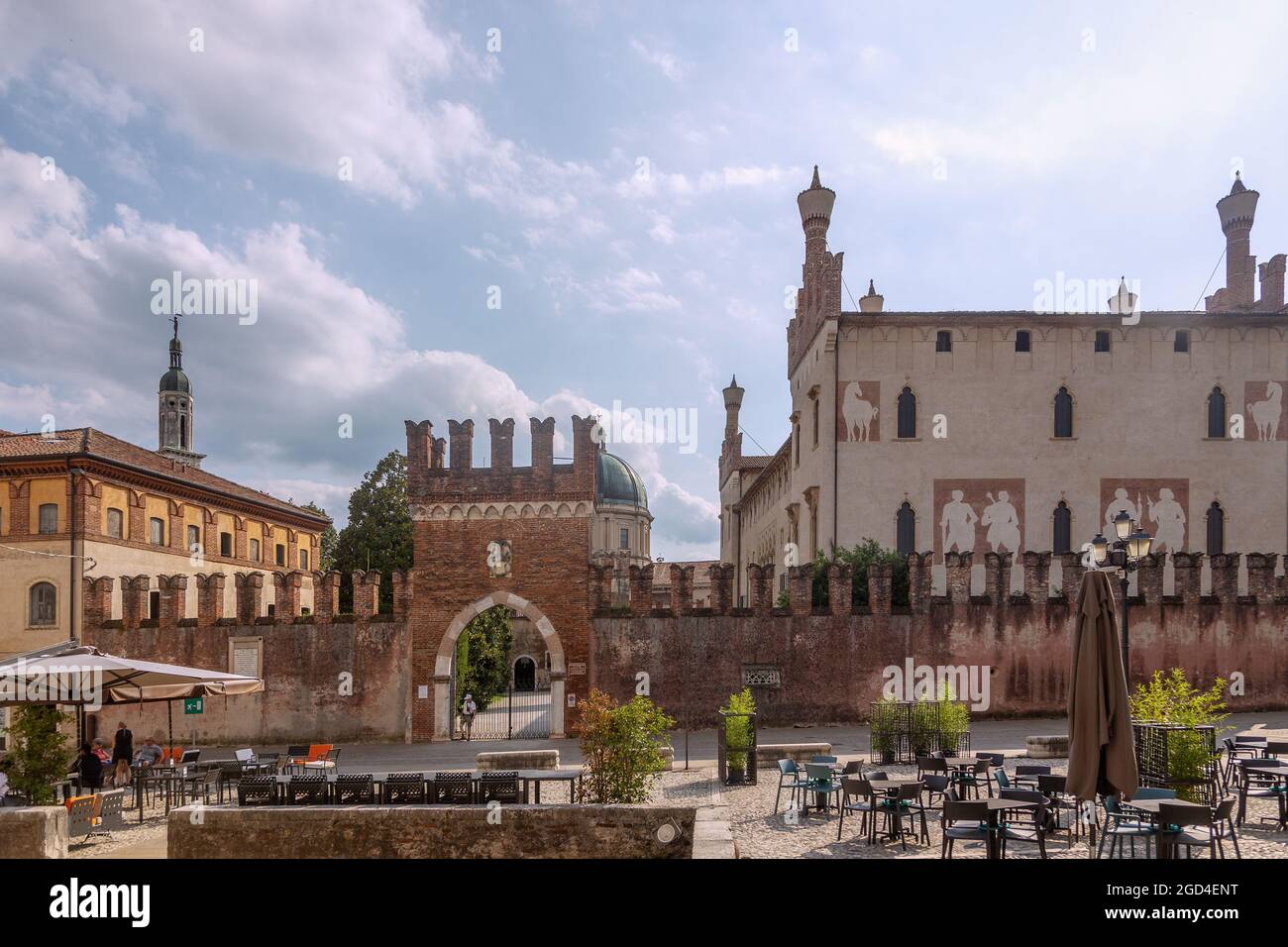 Geographie / Reisen, Italien, Venetien, Thiene, Corso Giuseppe Garibaldi, villa da Porto Colleoni-Thiene, ZUSÄTZLICHE-RIGHTS-CLEARANCE-INFO-NOT-AVAILABLE Stockfoto