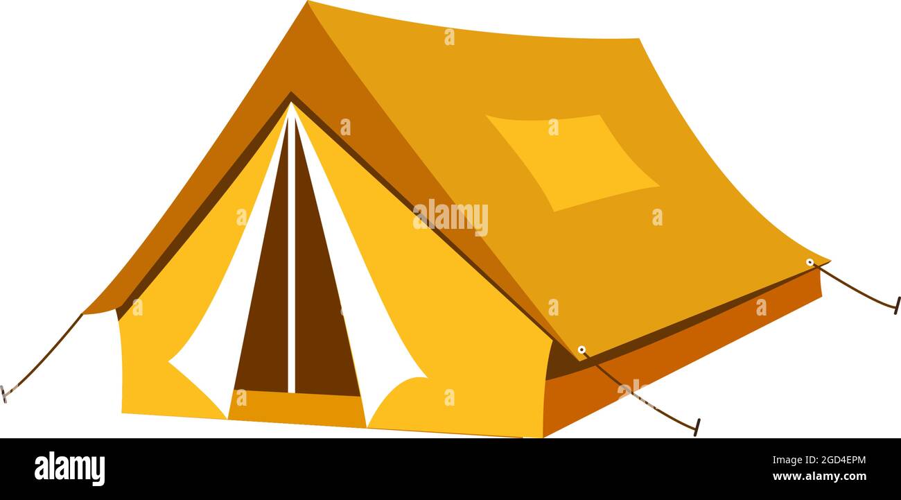 Camping Zelt Symbol Illustration Clipart Vorlage Stock-Vektorgrafik - Alamy