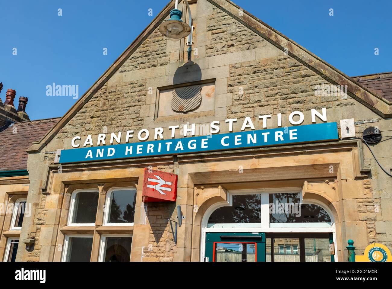 Carnforth Station und Heritage Center, Großbritannien, sind berühmt im klassischen Film „Brief Encounter“ aus dem Jahr 1945. Stockfoto