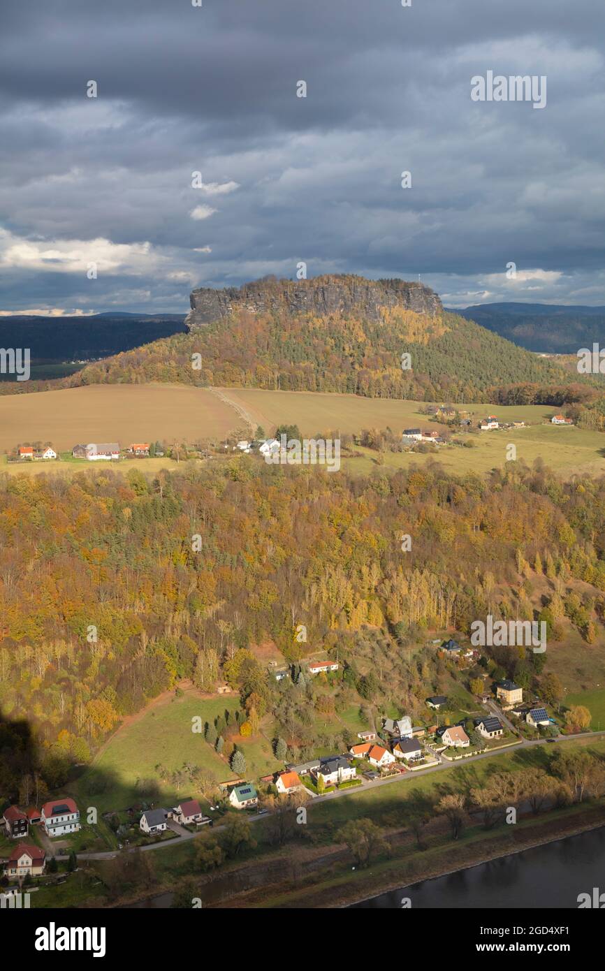 Geographie / Reisen, Deutschland, Sachsen, Nationalpark Sächsische Schweiz, Elbsandsteingebirge, ZUSÄTZLICHE-RIGHTS-CLEARANCE-INFO-NOT-AVAILABLE Stockfoto