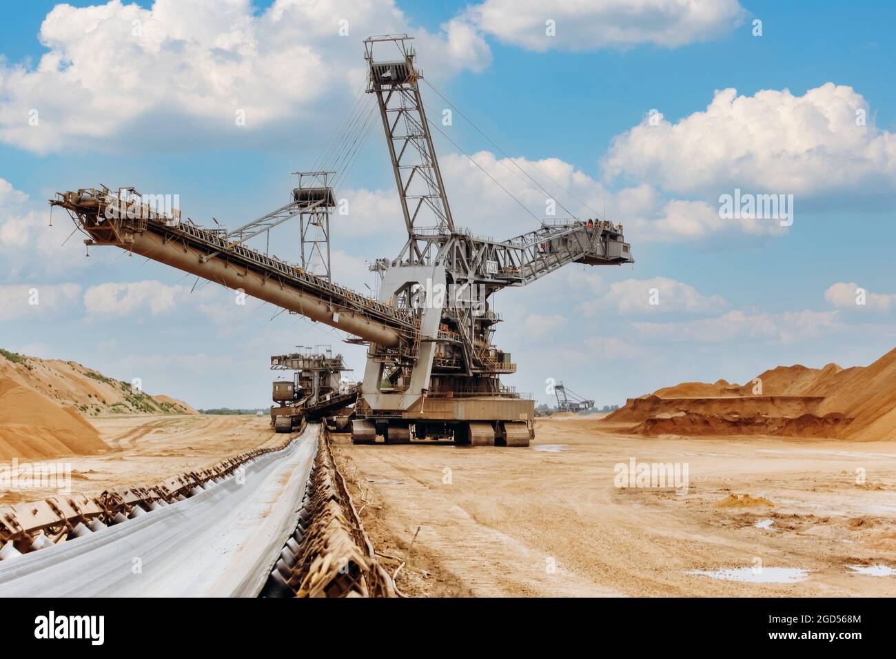Riesigen Schaufelradbagger. Der größte Hydraulikbagger der Welt. Das ...