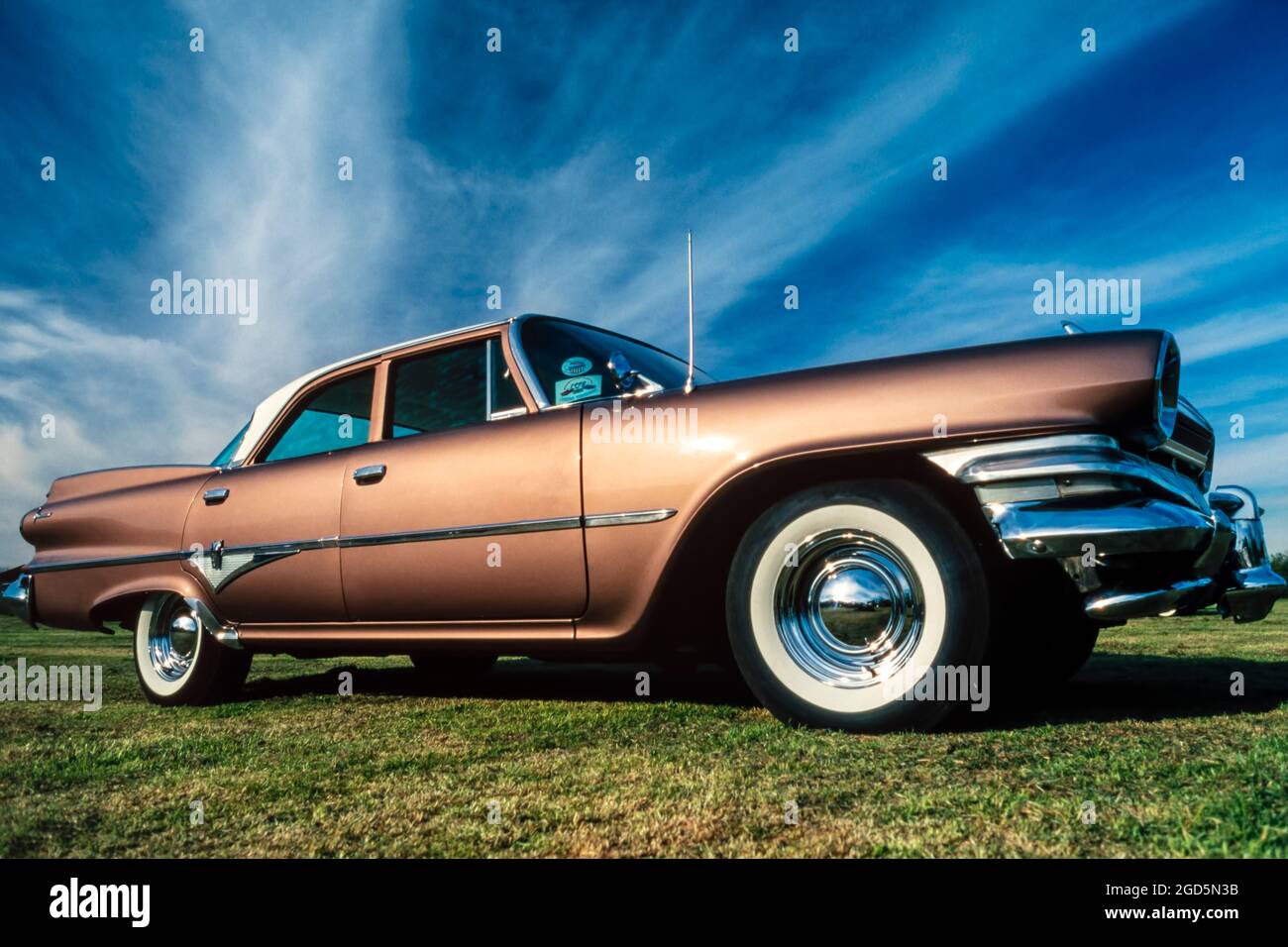 Klassisches amerikanisches Auto der 50er Jahre auf der Custom Car Show, Middlesbrough, Cleveland, England, Großbritannien Stockfoto