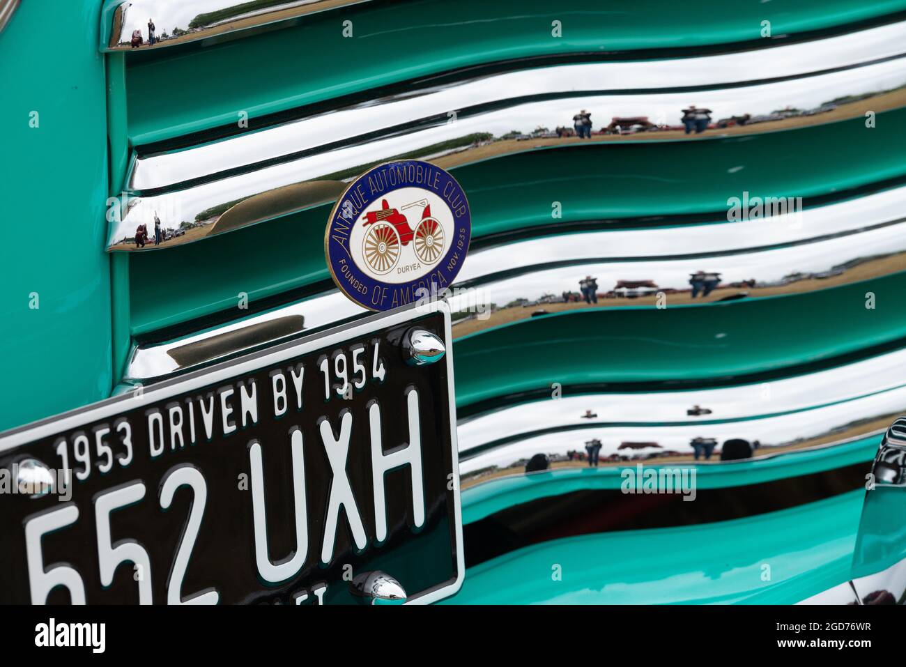 Rochford, Essex, Großbritannien - 27. Juni 2021: Rochford Oldtimer-Show auf dem Rasen in Essex. Stockfoto