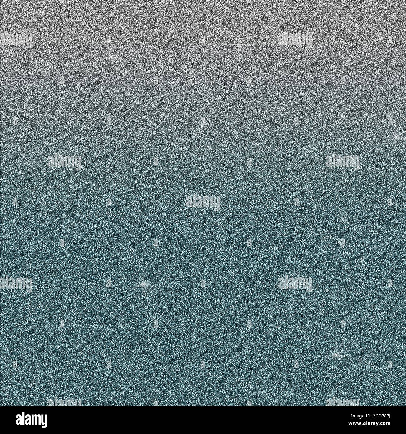 Glitter Papierhintergrund blau grün silber in 12x12 für Basteln, digitale Scrapbooking, Backdrops, Seitenelemente für abstrakte Strukturdesigns. Stockfoto