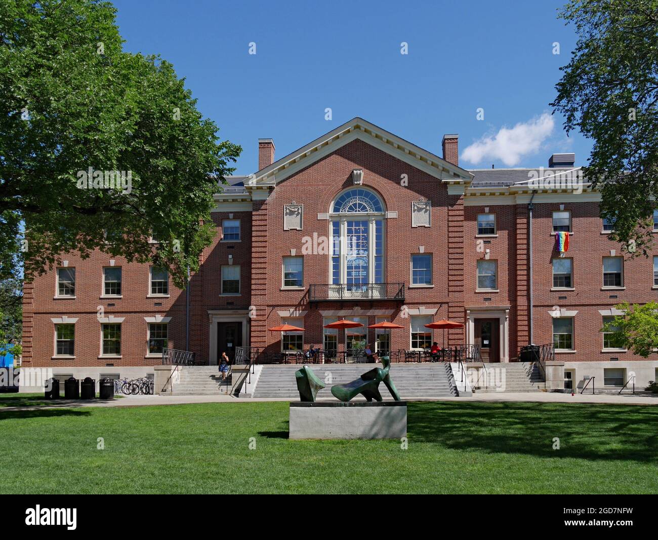 Providence, Rhode Island - 24. Juni 2015: Das Campus-Center-Gebäude an der Brown University, 1904 im neuenglischen Backsteinstil erbaut. Stockfoto