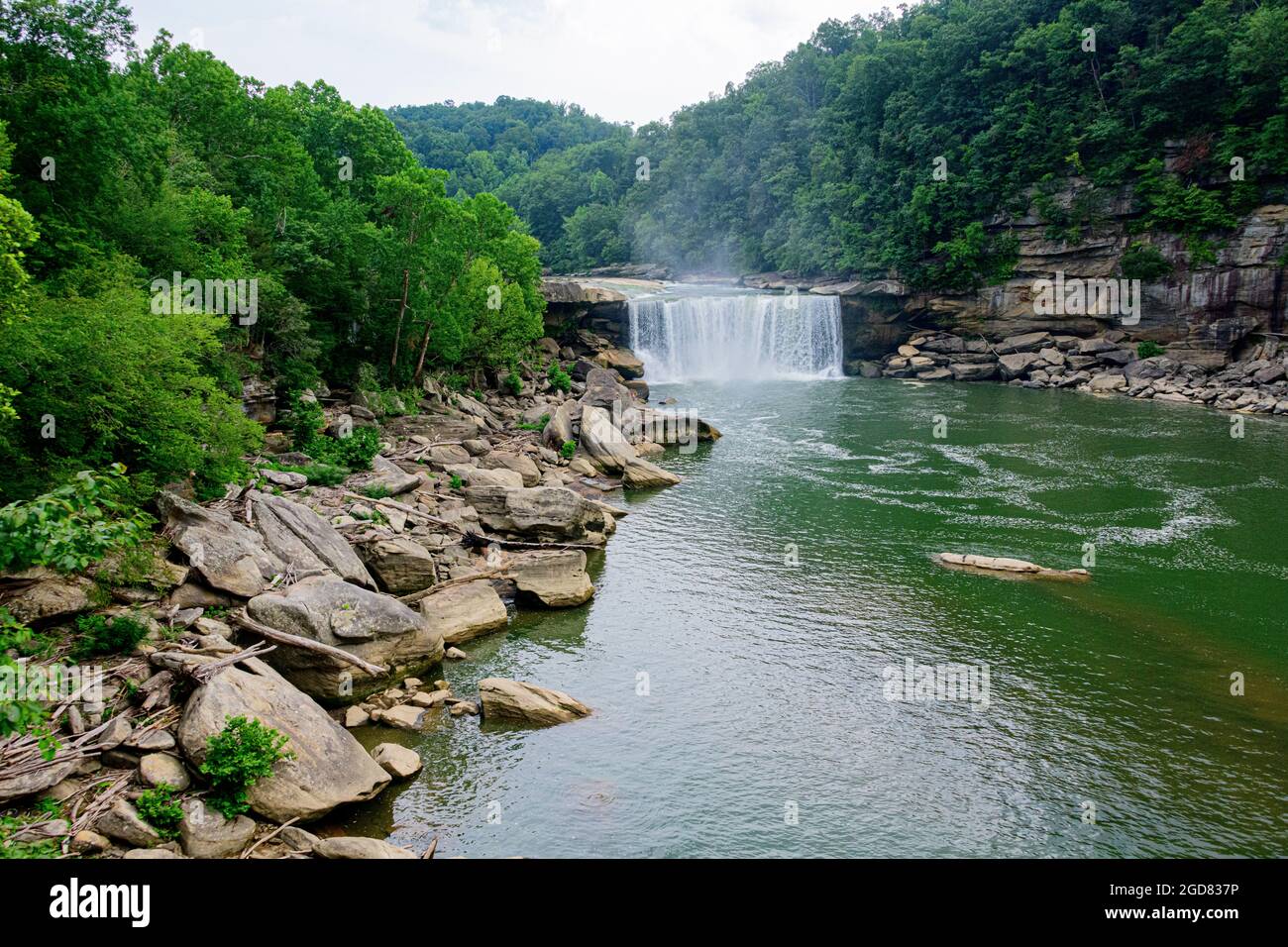 Cumberland Falls im Cumberland Falls State Park Stockfoto