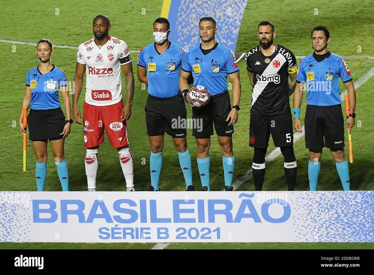 Rio de Janeiro, Brasilien,26. Juni 2021.Fußballspieler der vasco-Mannschaft, während des Spiels Vasco x Vila Nova für den Campeonato Brasileiro,Serie B,in der Stockfoto