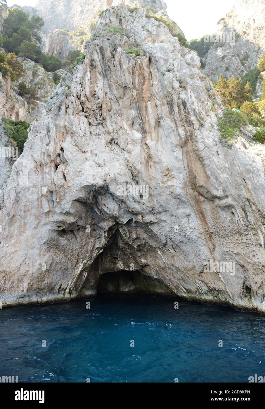 Küstenlandschaften in Capri, Italien. Stockfoto