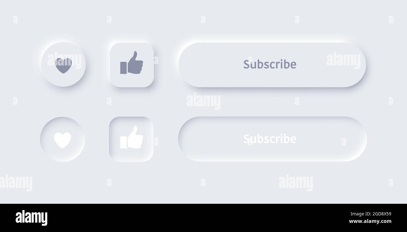 Neumorphische Tastenregler für Helligkeit, Lautstärke oder Farbe für mobiles Menü, Navigation. Einfach elegant Vektor neumorphismus trendige Designs Element UI com Stock Vektor