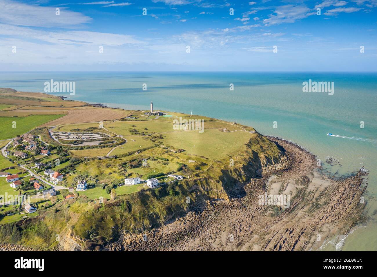 Cap Gris-nez, Frankreich, Hauts de France, Côte d'Opale Stockfoto