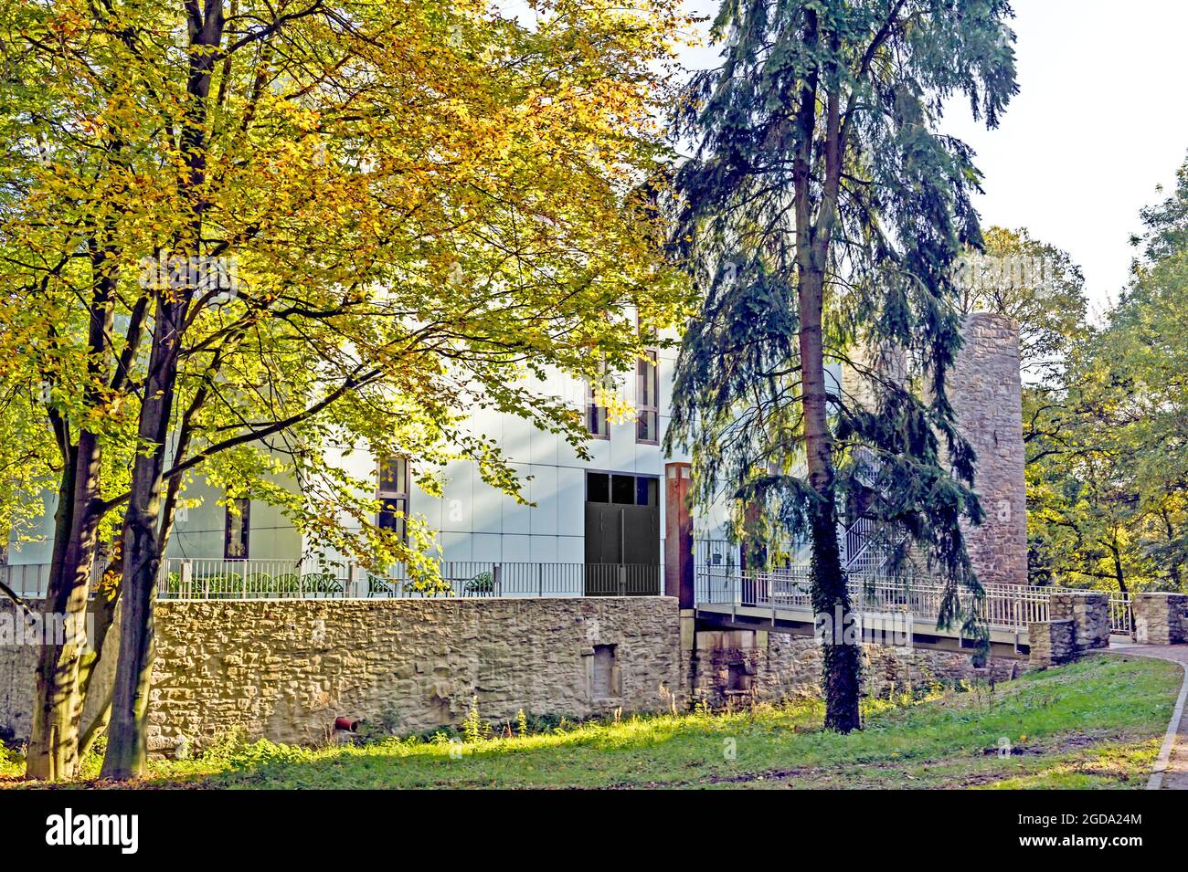 Bochum (Deutschland, Nordrhein-Westfalen): Haus Weitmar; Museum im Schlosspark Weitmar Stockfoto