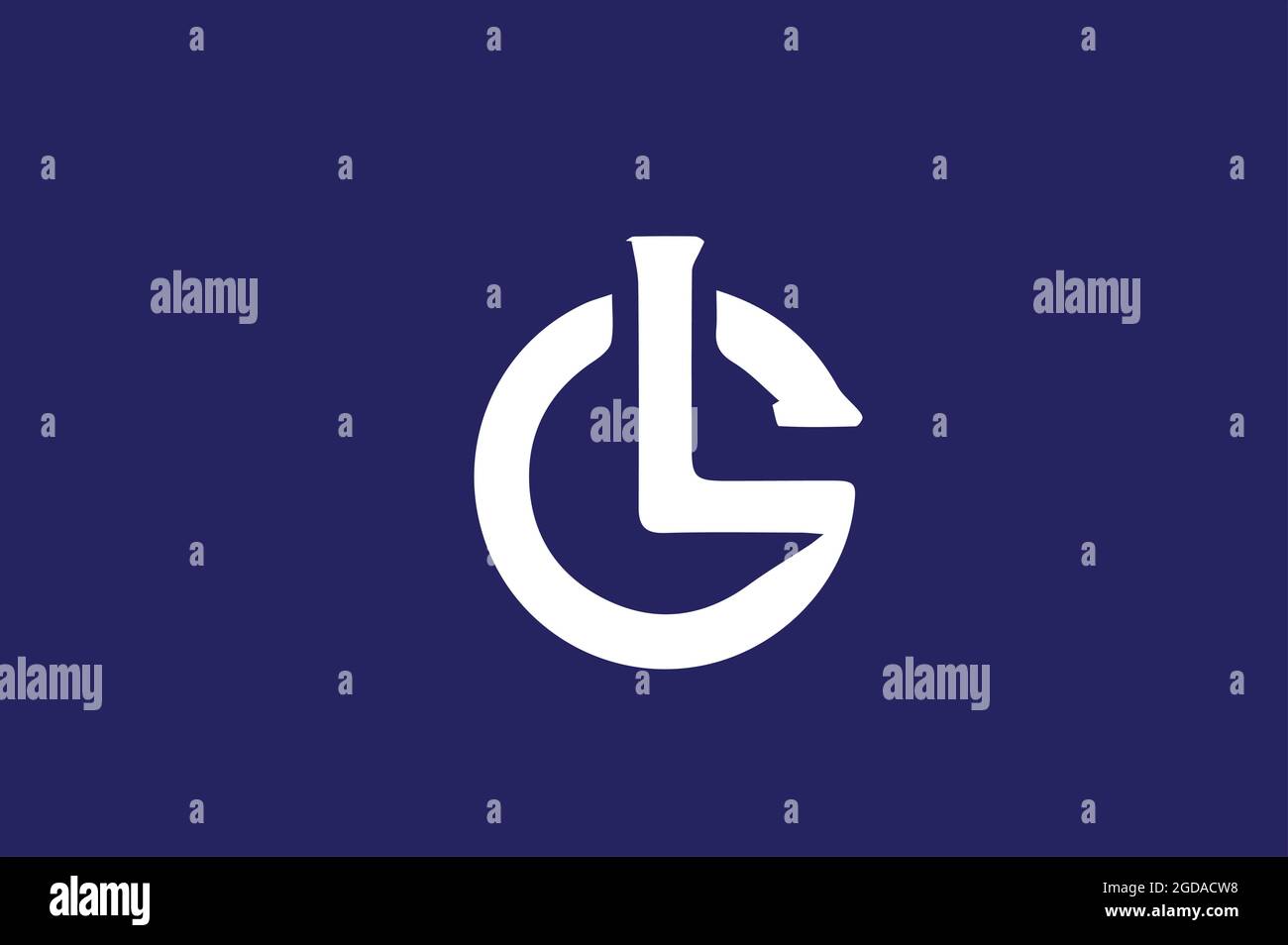 Alphabetischer Logo-Design-Vektor ursprünglicher Logo-Vektor Stock Vektor