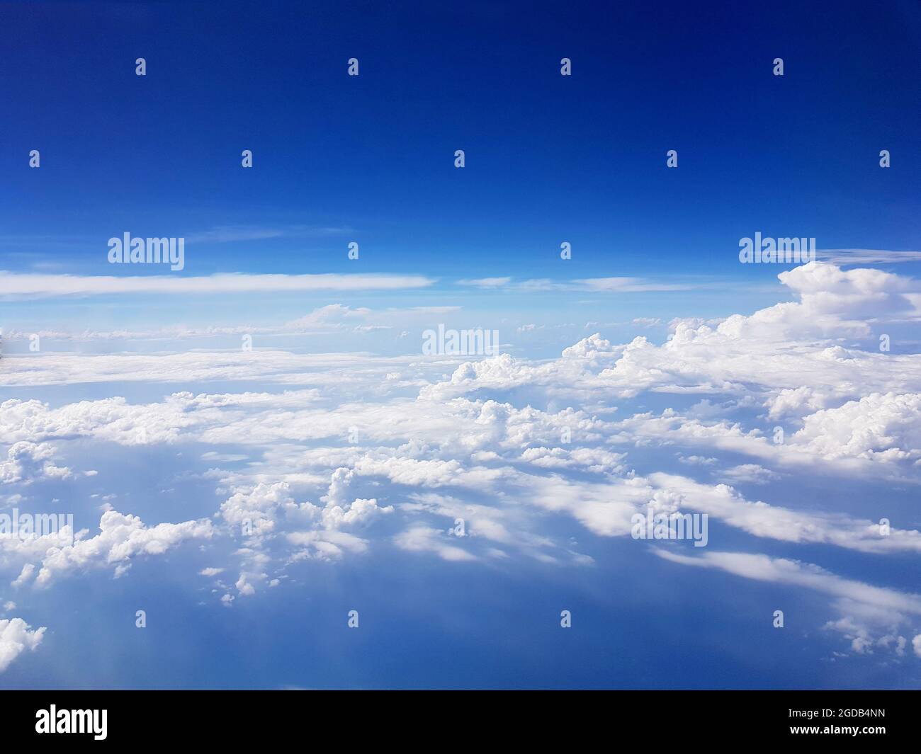 Wolken Luftansicht, isolieren Stockfoto