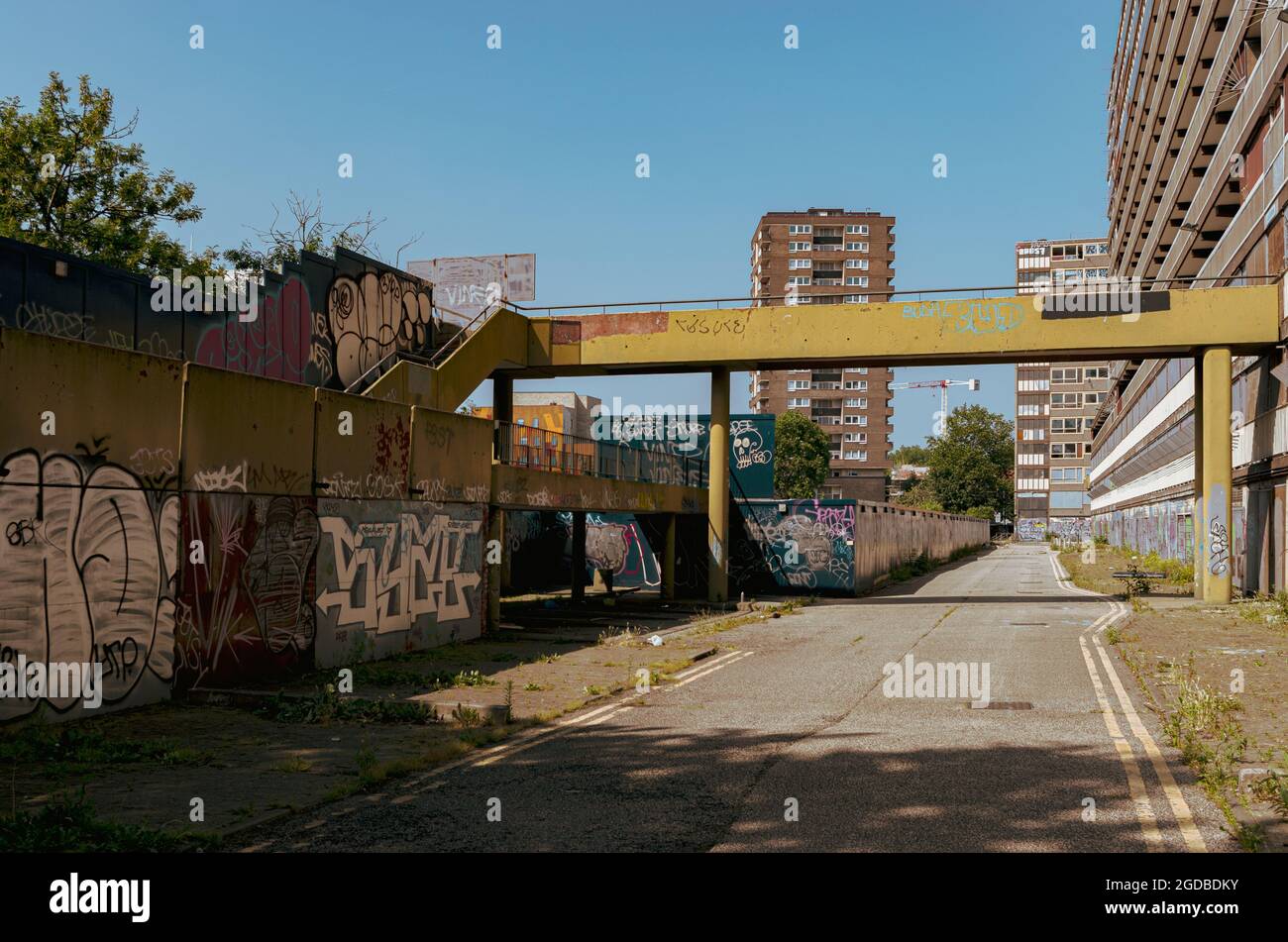 Das Heygate Estate Stockfoto