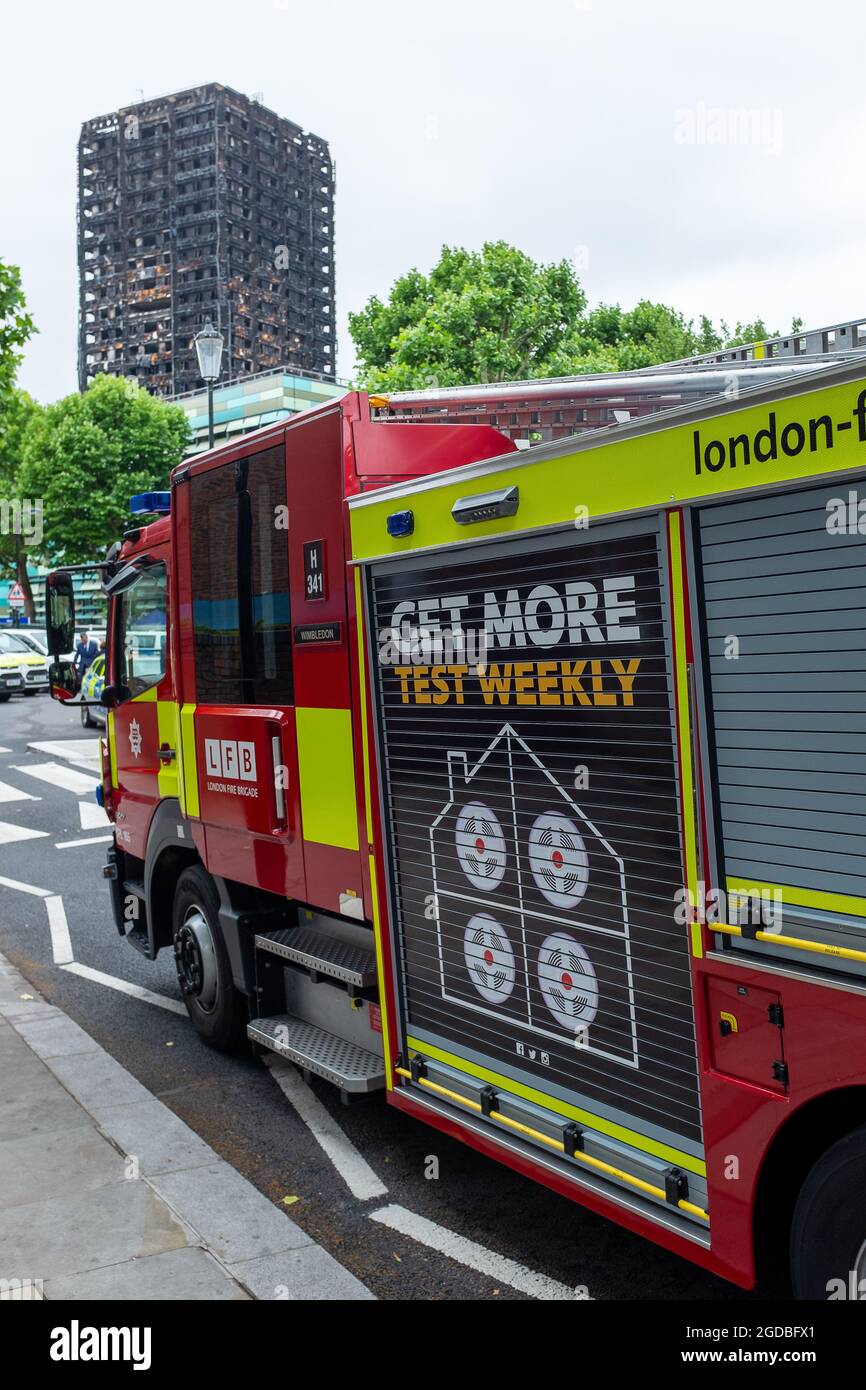 Grenfell Turm Stockfoto