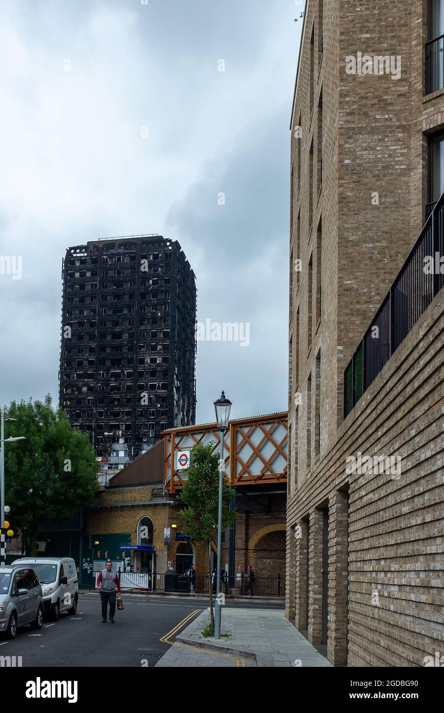 Grenfell Turm Stockfoto