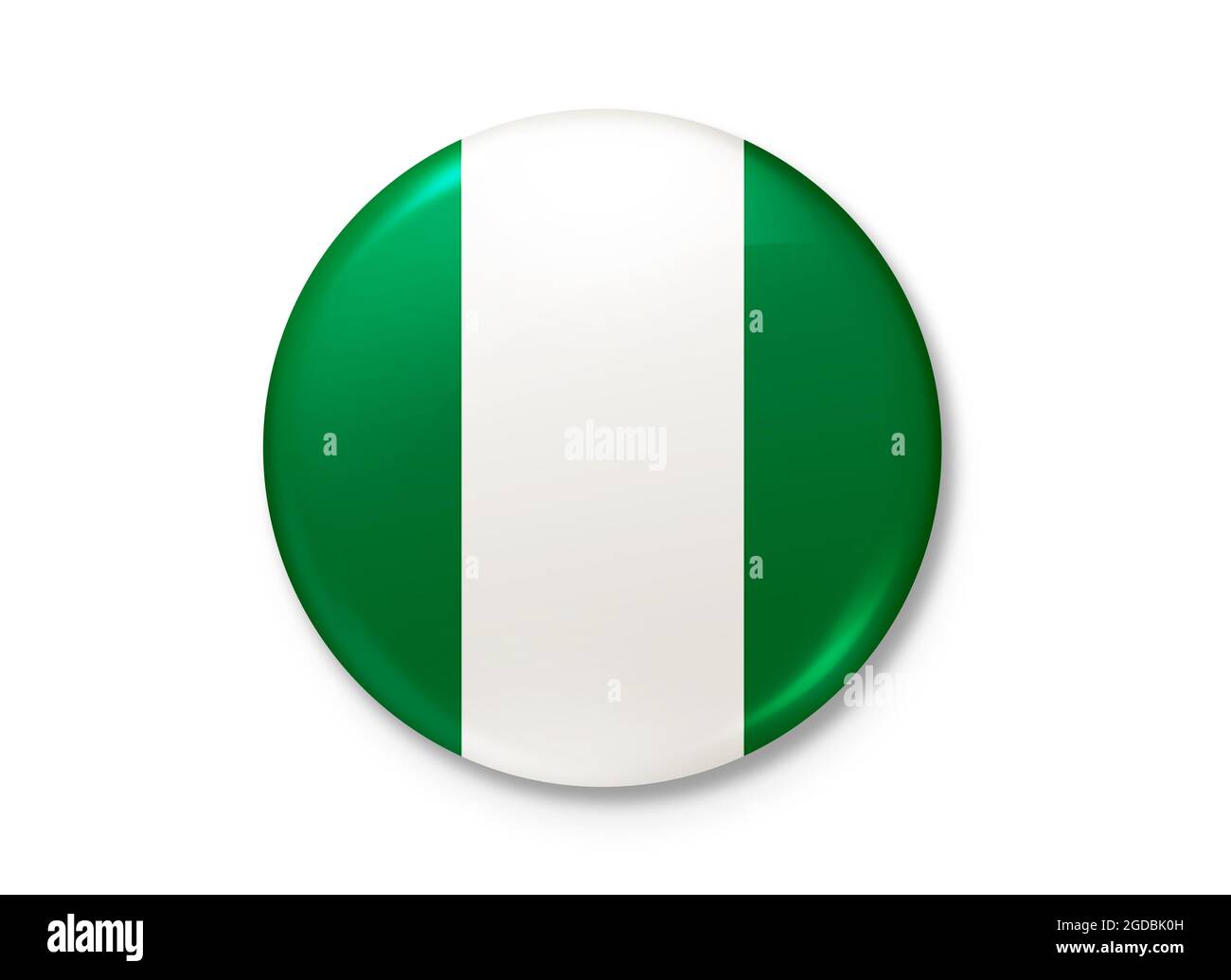 Bundesrepublik Nigeria. Hintergrundtextur. Tegucigalpa. 3d-Illustration. 3d-Rendering. Stockfoto