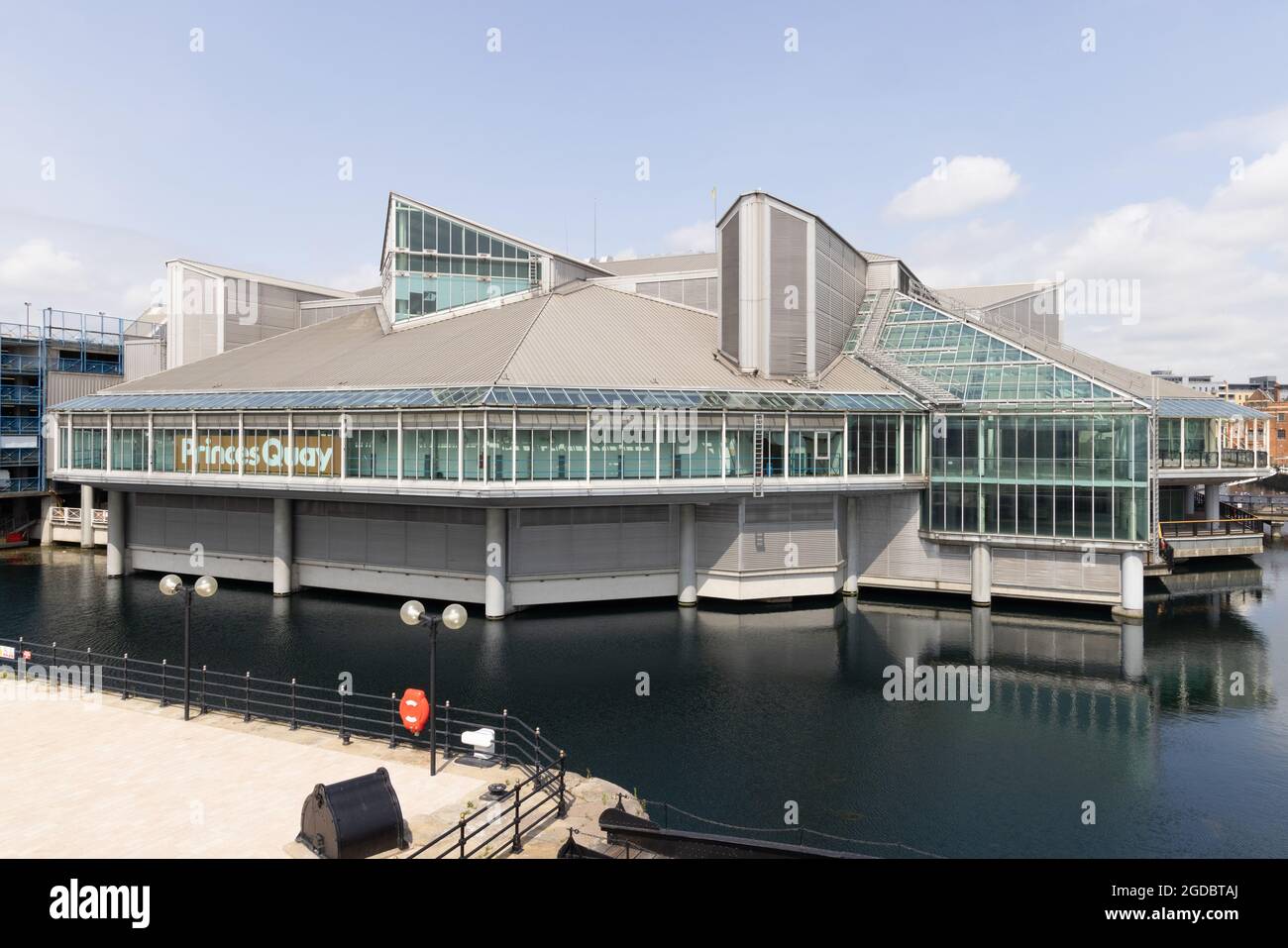 Moderne Architektur Großbritannien; Princes Quay Hull, ein modernes Einkaufszentrum im Stadtzentrum, Kingston upon Hull, Yorkshire Großbritannien Stockfoto