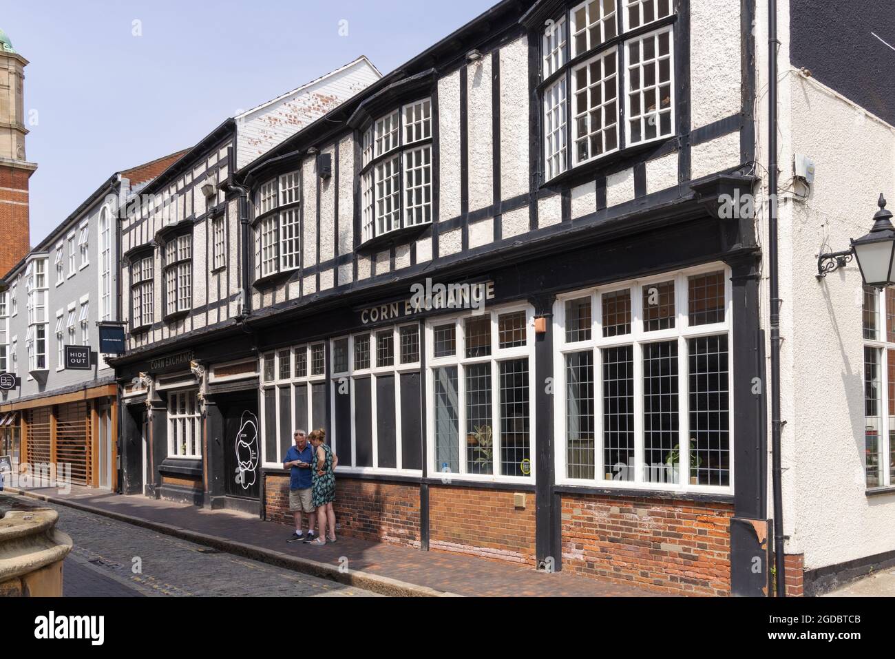 Hull Corn Exchange, ehemals Ye Olde Corn Exchange, heute ein beliebter Pub und Bar, Hull Old Town, Yorkshire UK Stockfoto