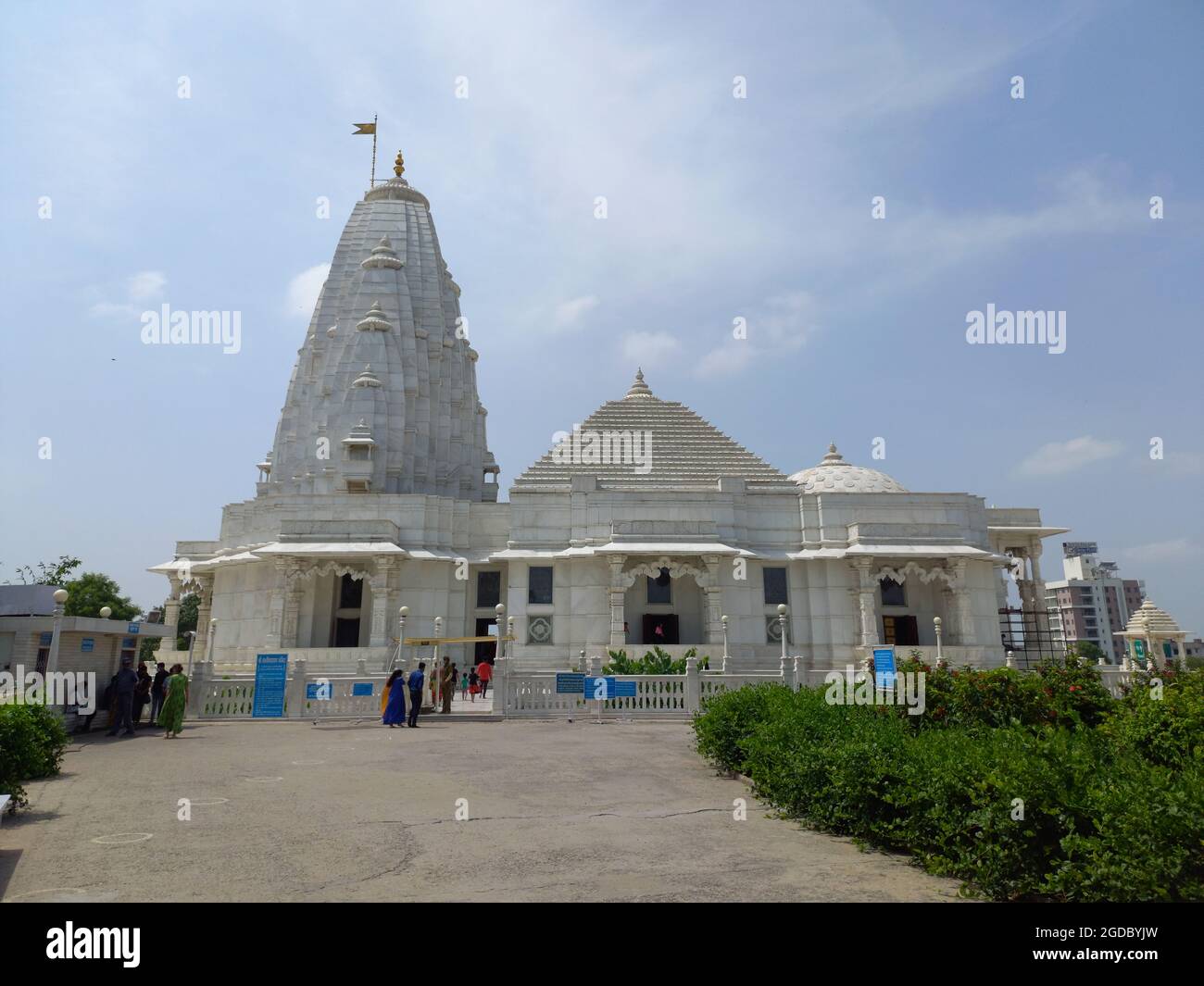 Birla Tempel befindet sich in Jaipur, Rajasthan, Indien Stockfoto