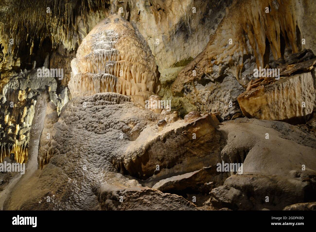 Grotte Han sur Lesse in Belgien Stockfoto