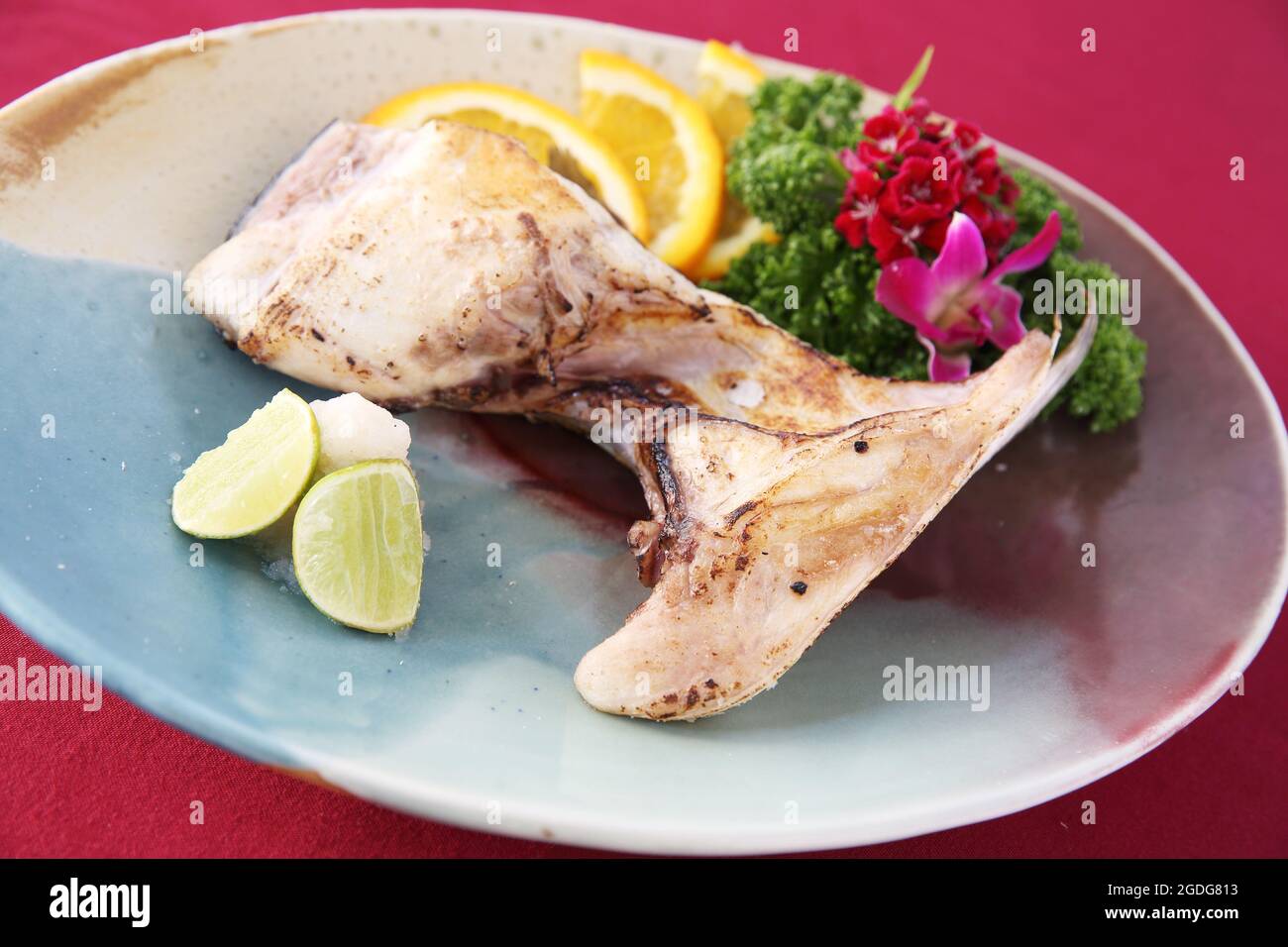 Grill Black cod im japanischen Stil Stockfoto