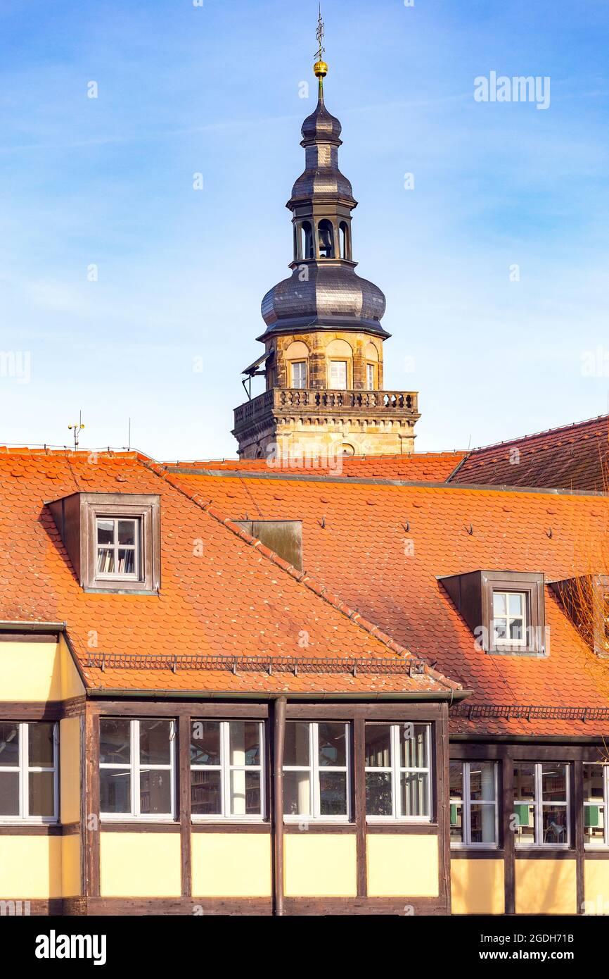 Das berühmte Viertel Little Venice in der Altstadt. Bamberg. Bayern Deutschland. Stockfoto
