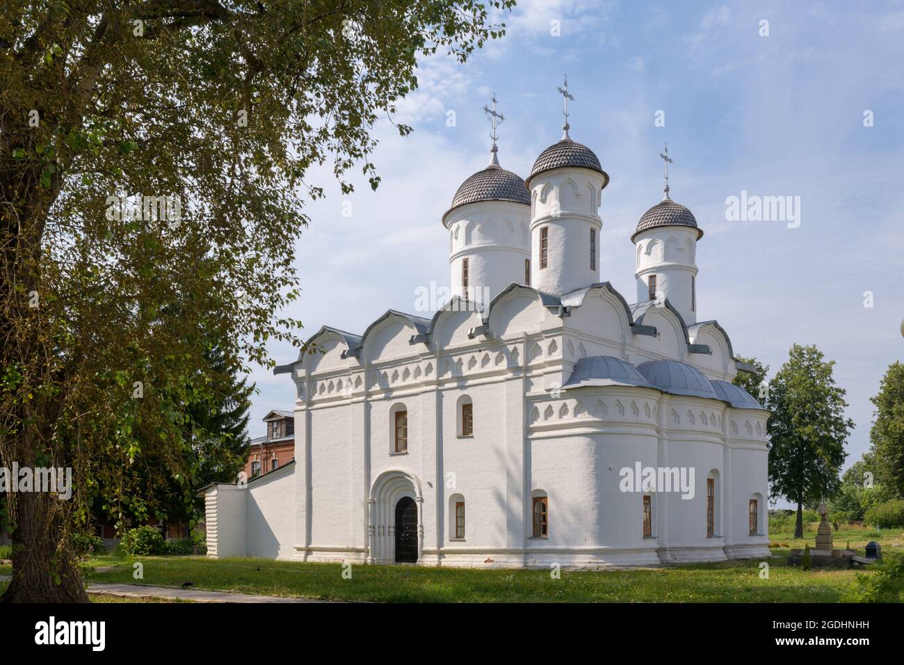 Kathedrale der Abstellung der Robe im Kloster Rizopolozhenny. Susdal, Russland Stockfoto