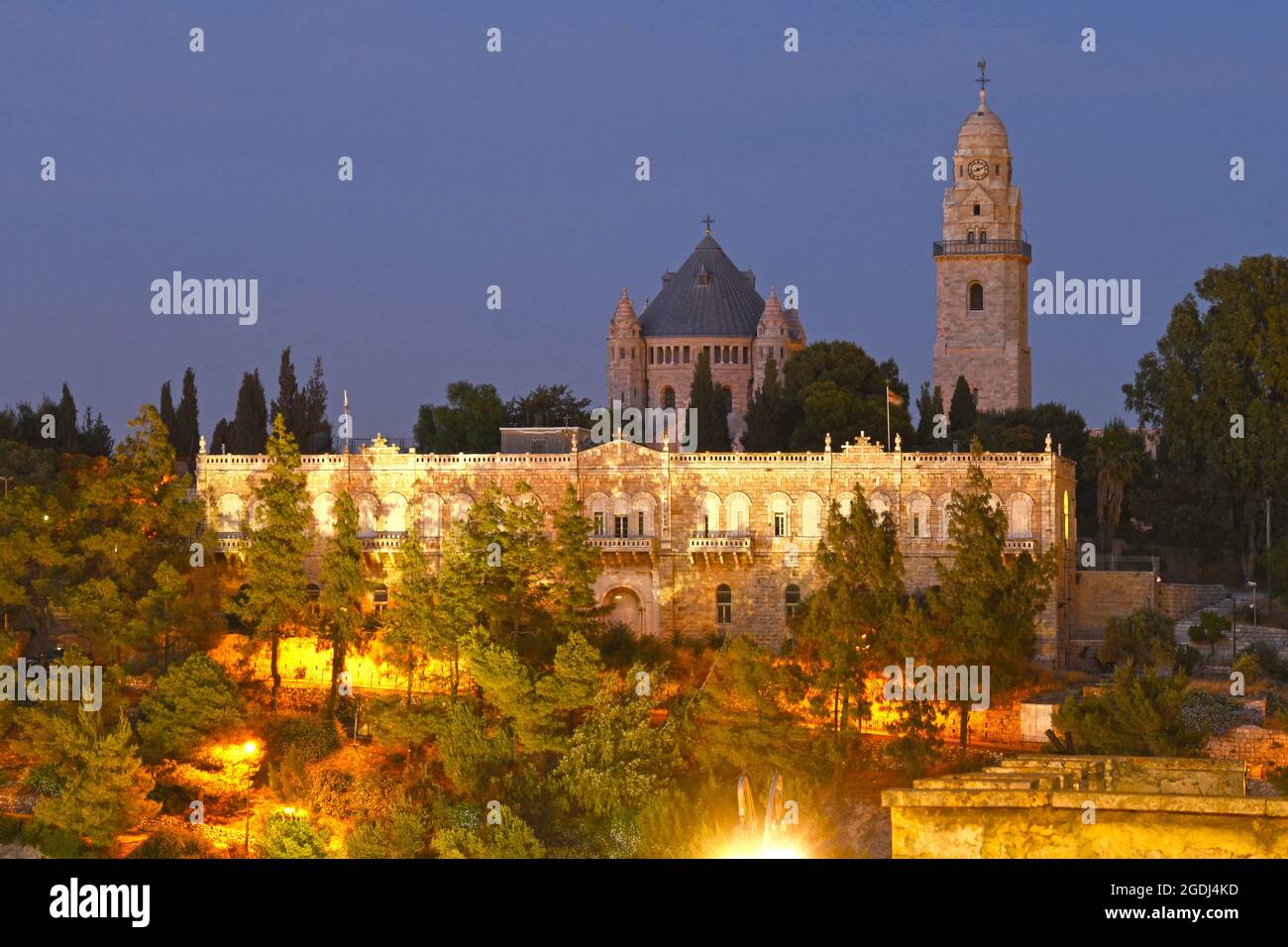 Dormition der Mutter Gottes, jerusalem, Israel Stockfoto