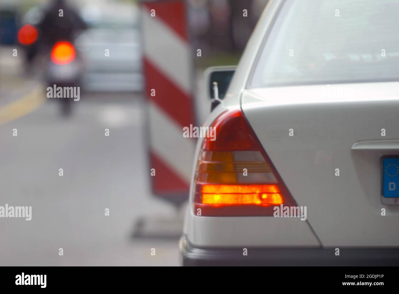 Ampel eines Autos, Deutschland Stockfoto