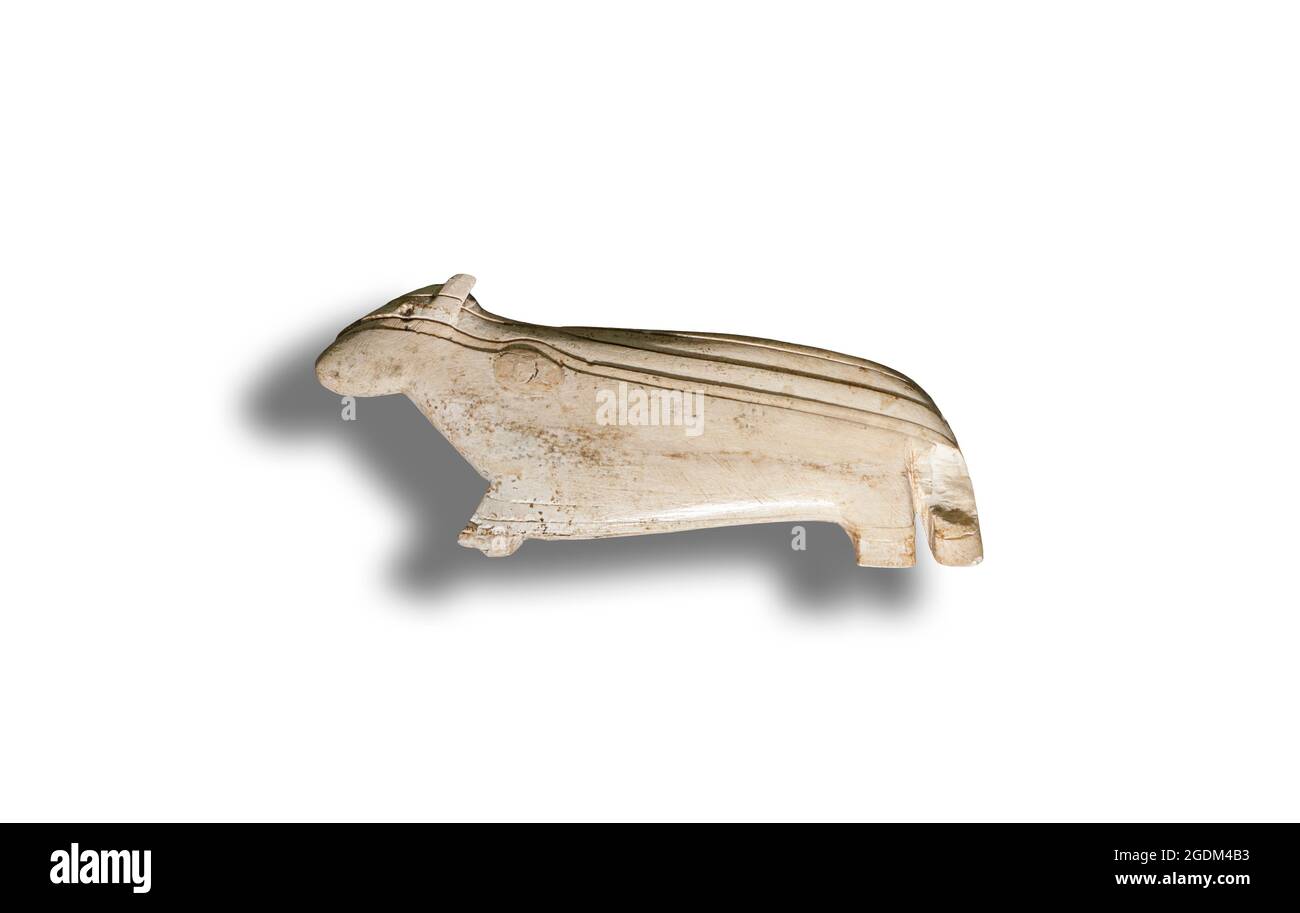 Madrid, Spanien - Marh 6. 2021: Jarama Wolverine, Magdalenische Zeit. MAN Madrid Stockfoto