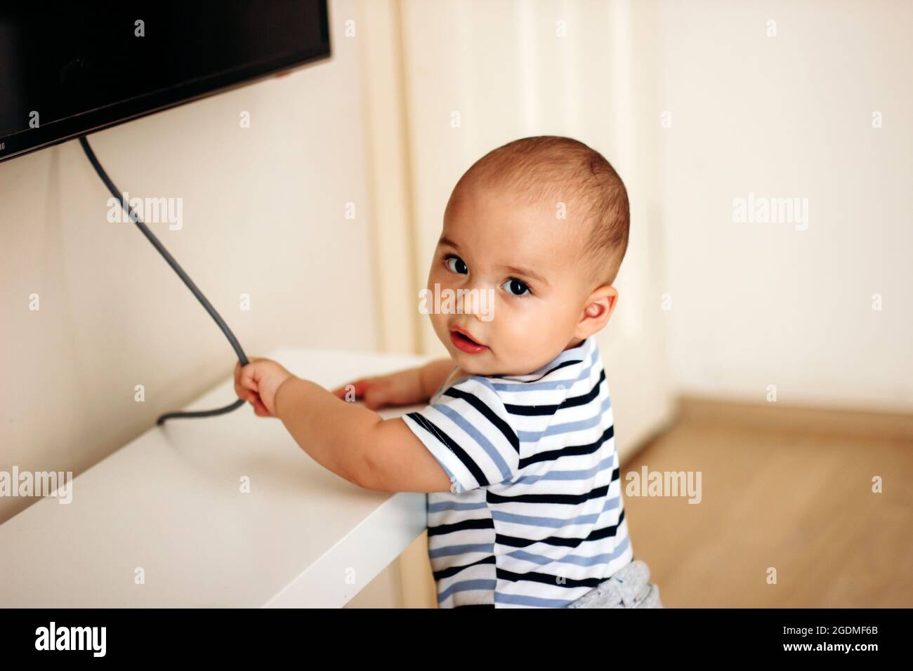 Freches Baby Stockfotos und -bilder Kaufen - Alamy