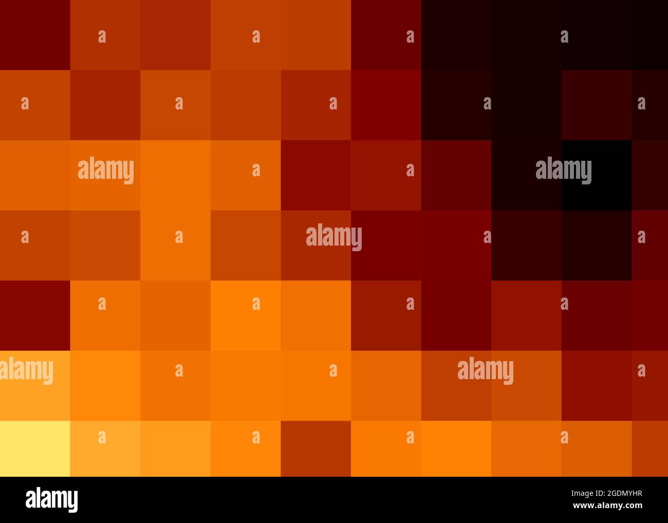 Abstrakte geometrische Farbpixel generative Kunstdarstellung Stock Vektor