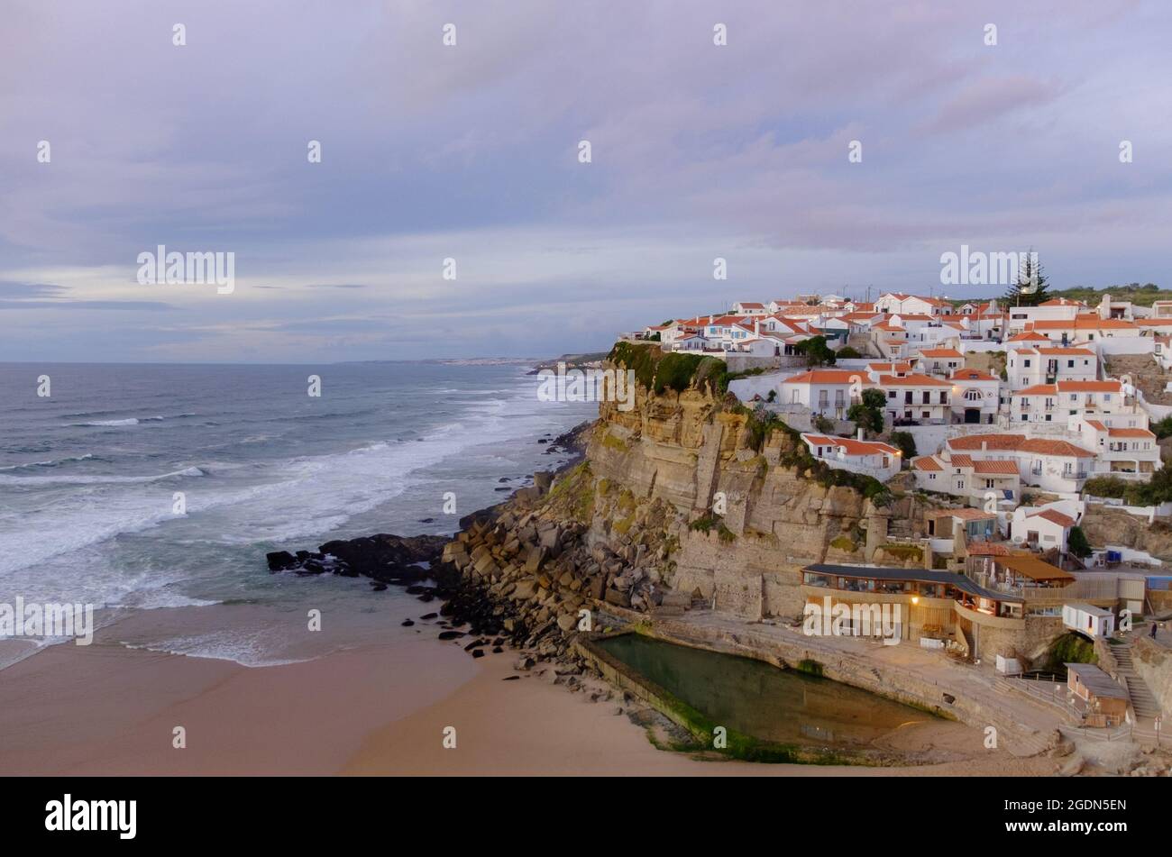Portugal Azenhas do Mar Stockfoto