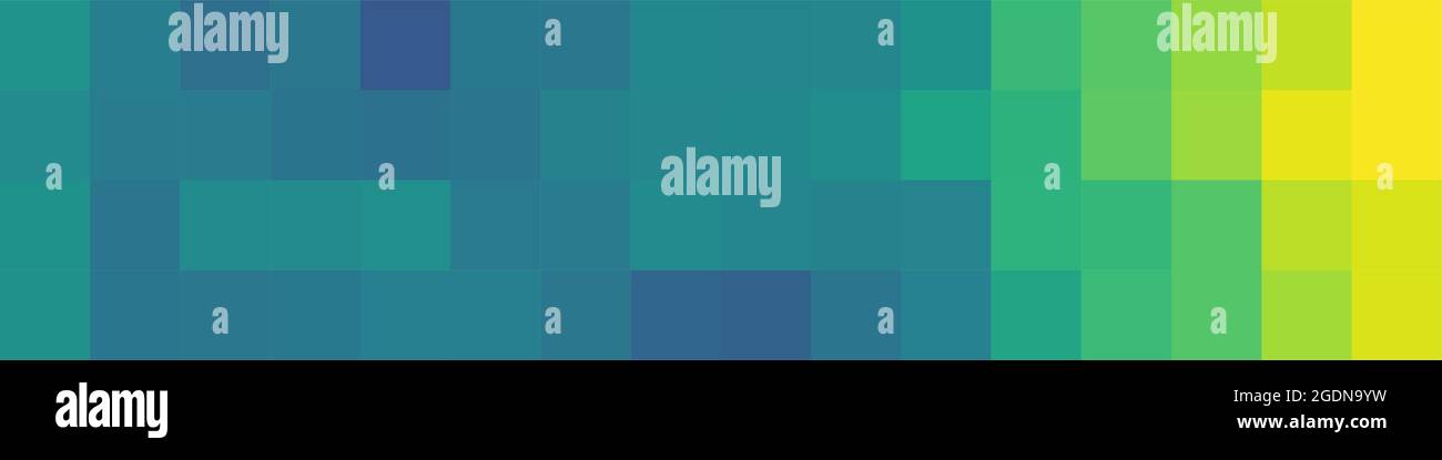 Abstrakte geometrische Farbpixel generative Kunstdarstellung Stock Vektor