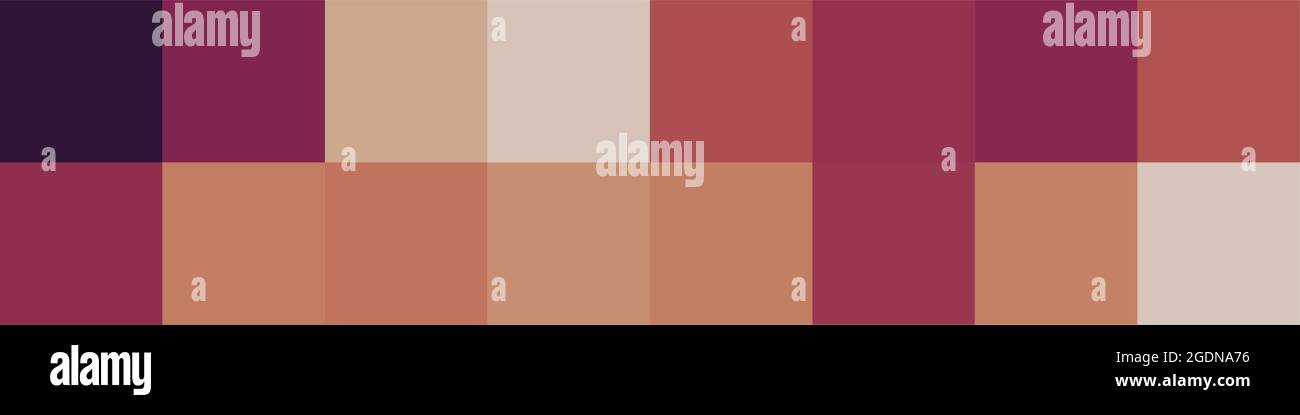 Abstrakte geometrische Farbpixel generative Kunstdarstellung Stock Vektor